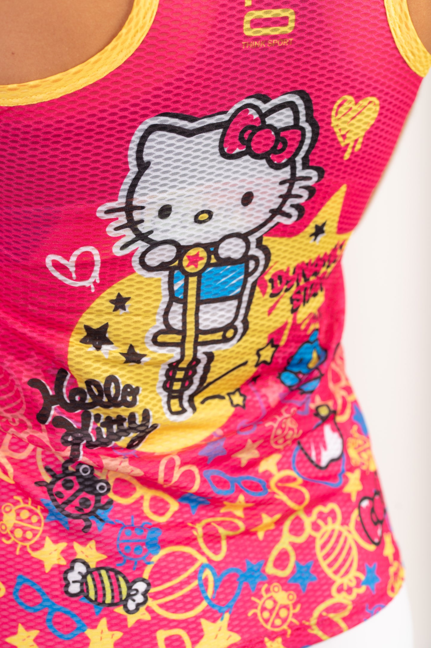 T-shirt sem mangas para menina e senhora - Hello Kitty Sparkle