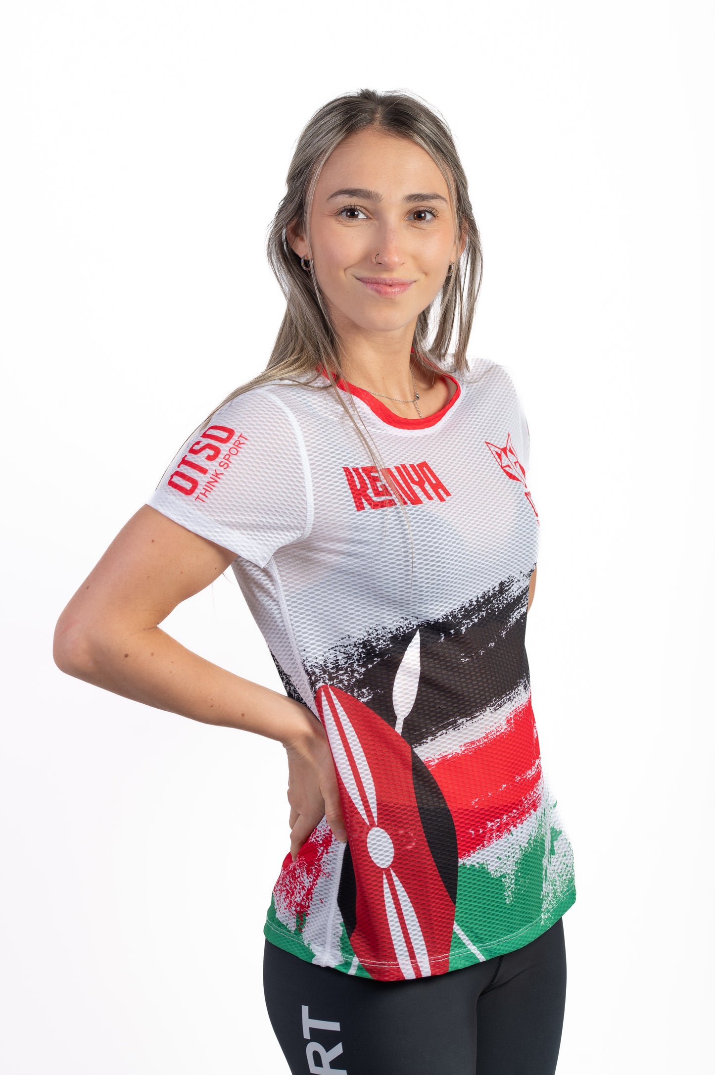 Camiseta manga corta mujer - Kimbia Kenya
