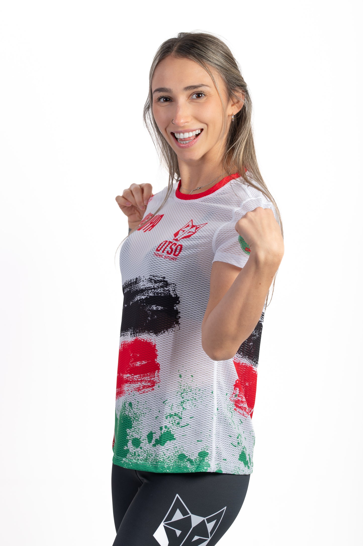 Camiseta manga corta mujer - Kimbia Kenya