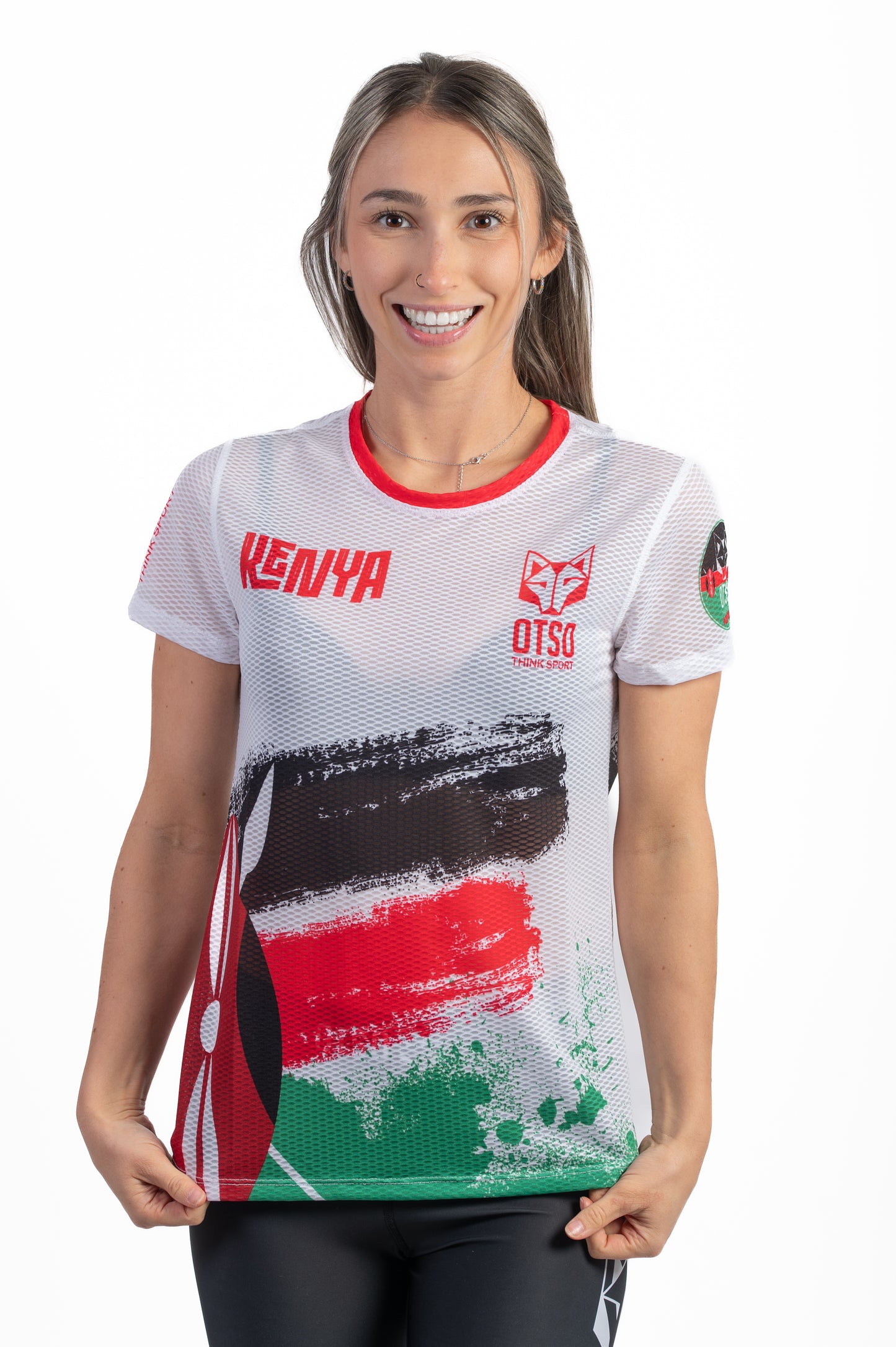 Camiseta manga corta mujer - Kimbia Kenya