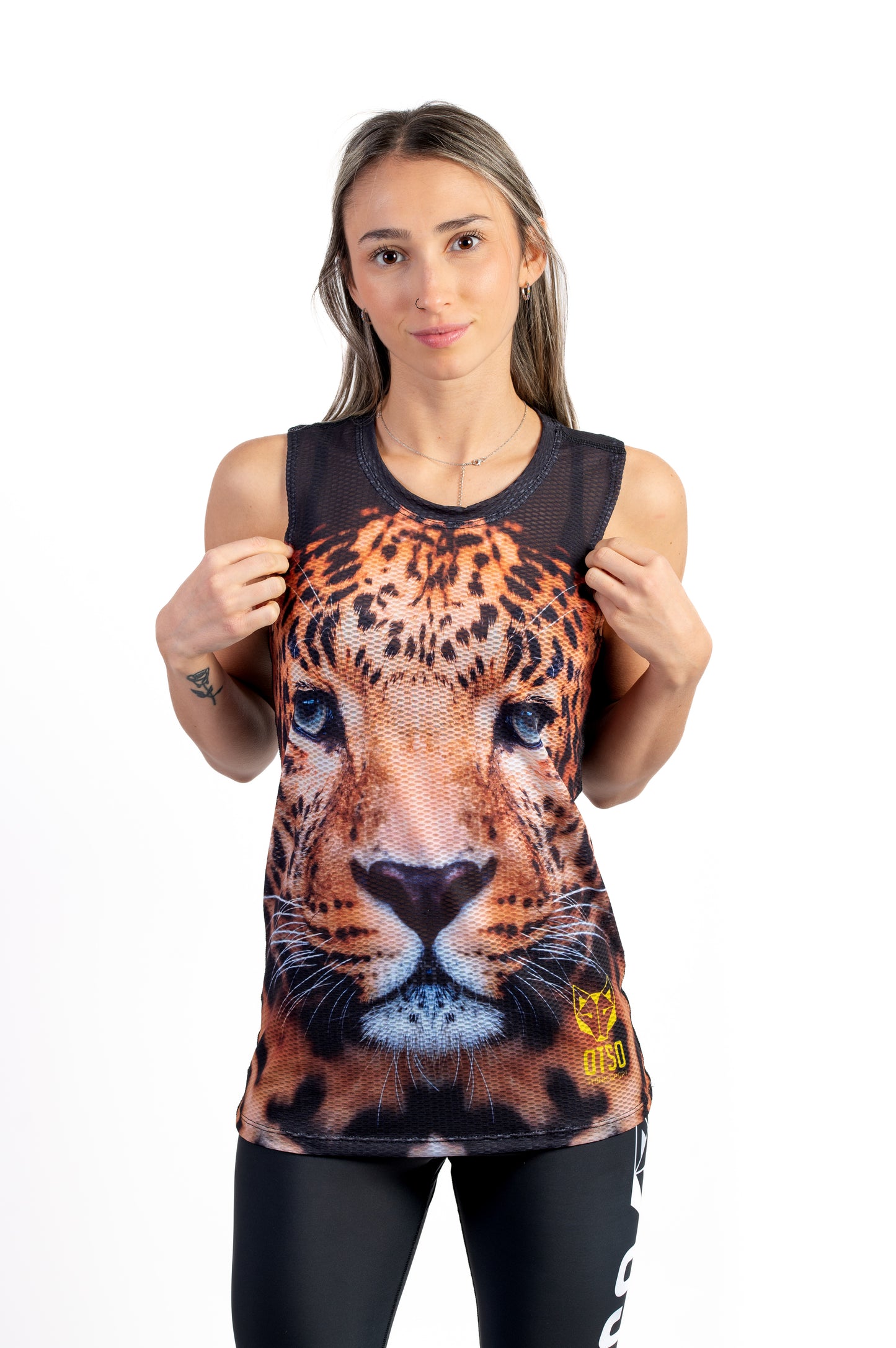 Samarreta sense mànigues dona - Leopard