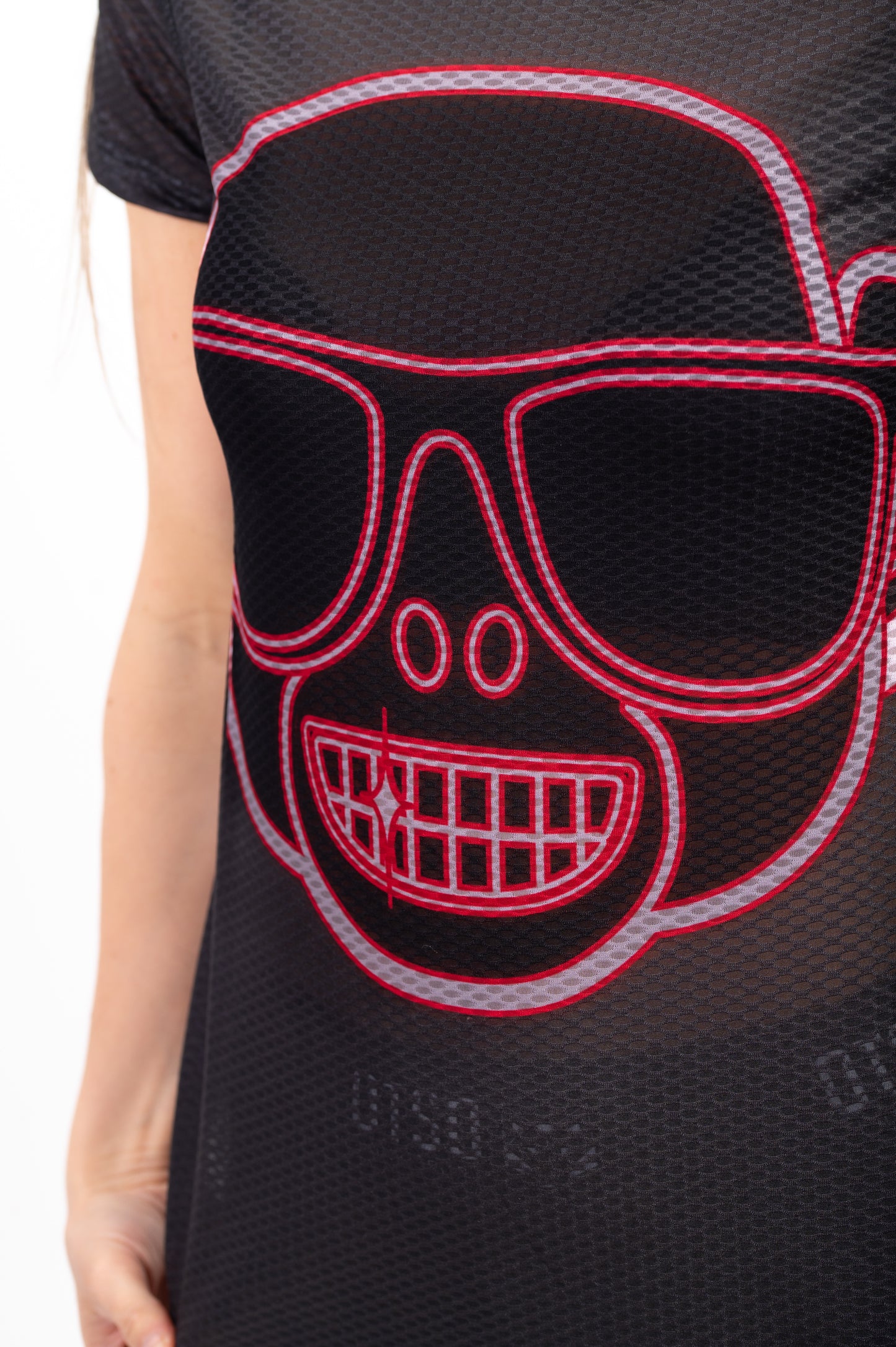 Camiseta manga corta mujer - Emoji Monkey Neon