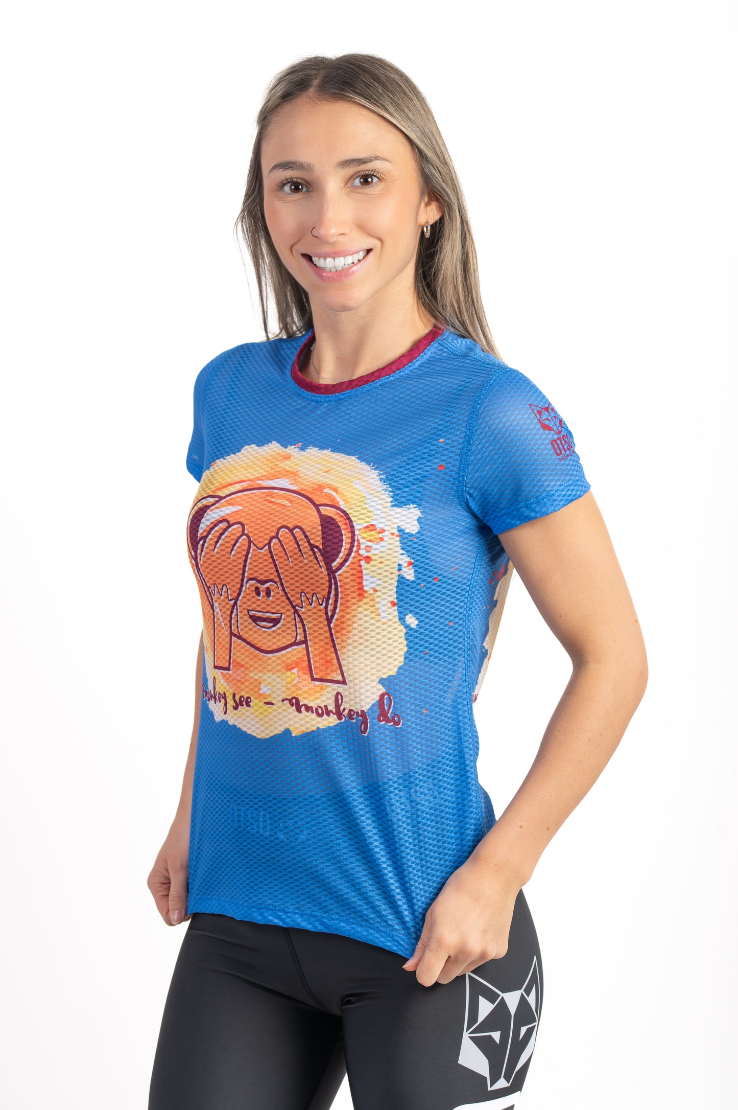 Camiseta manga corta mujer - Emoji Monkey See (Outlet)