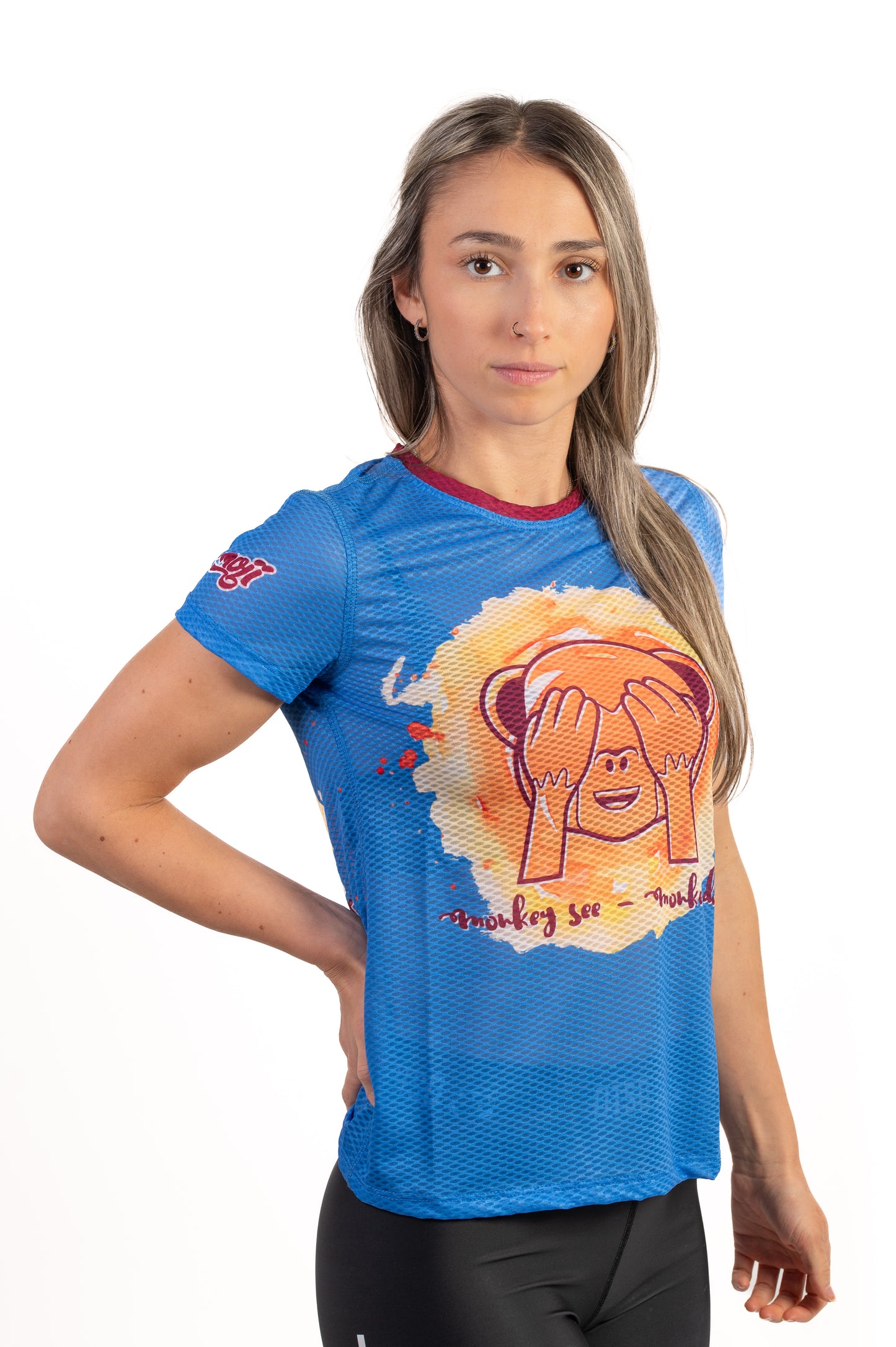 Camiseta manga corta mujer - Emoji Monkey See (Outlet)