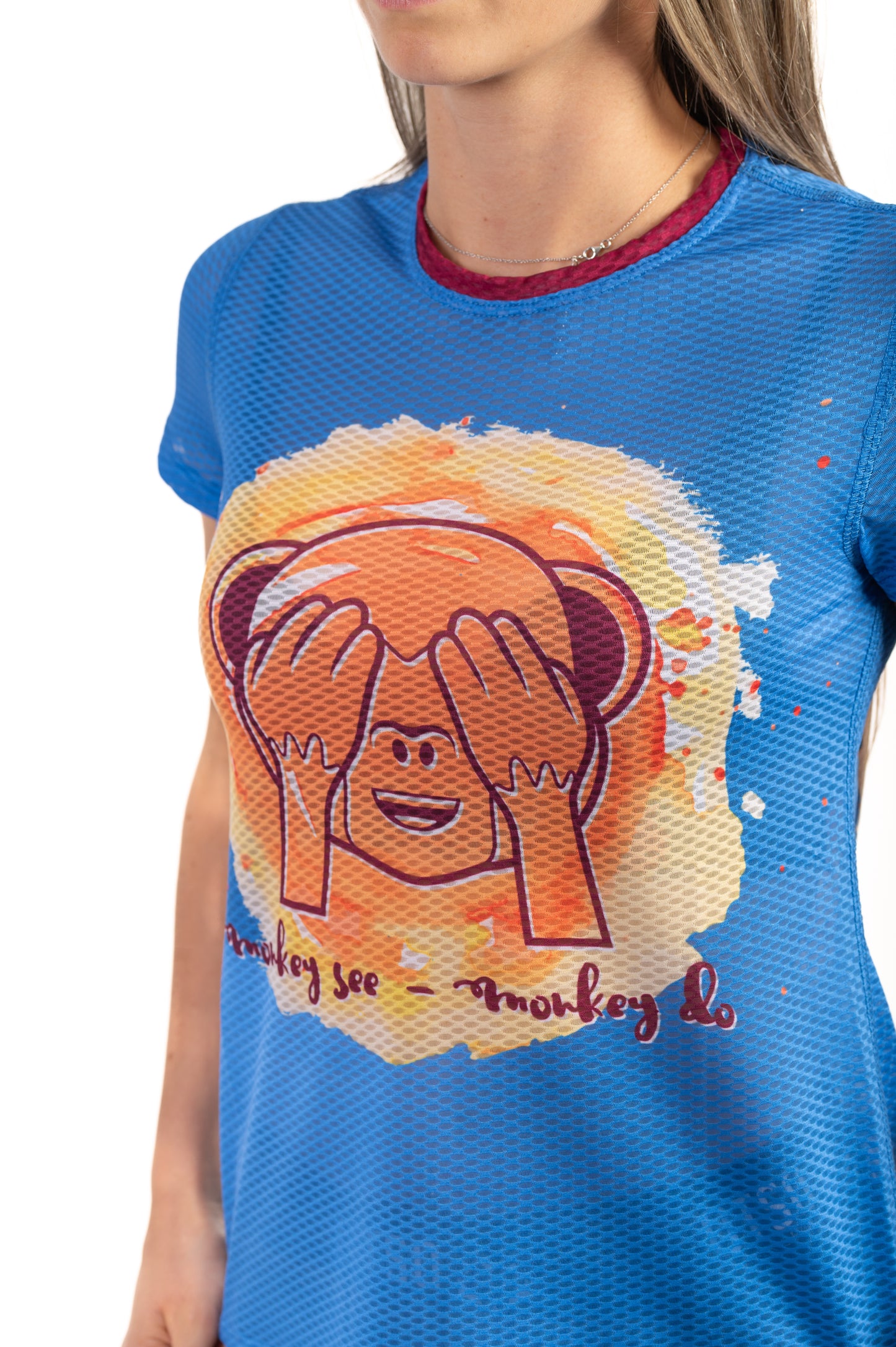 Camiseta manga corta mujer - Emoji Monkey See (Outlet)