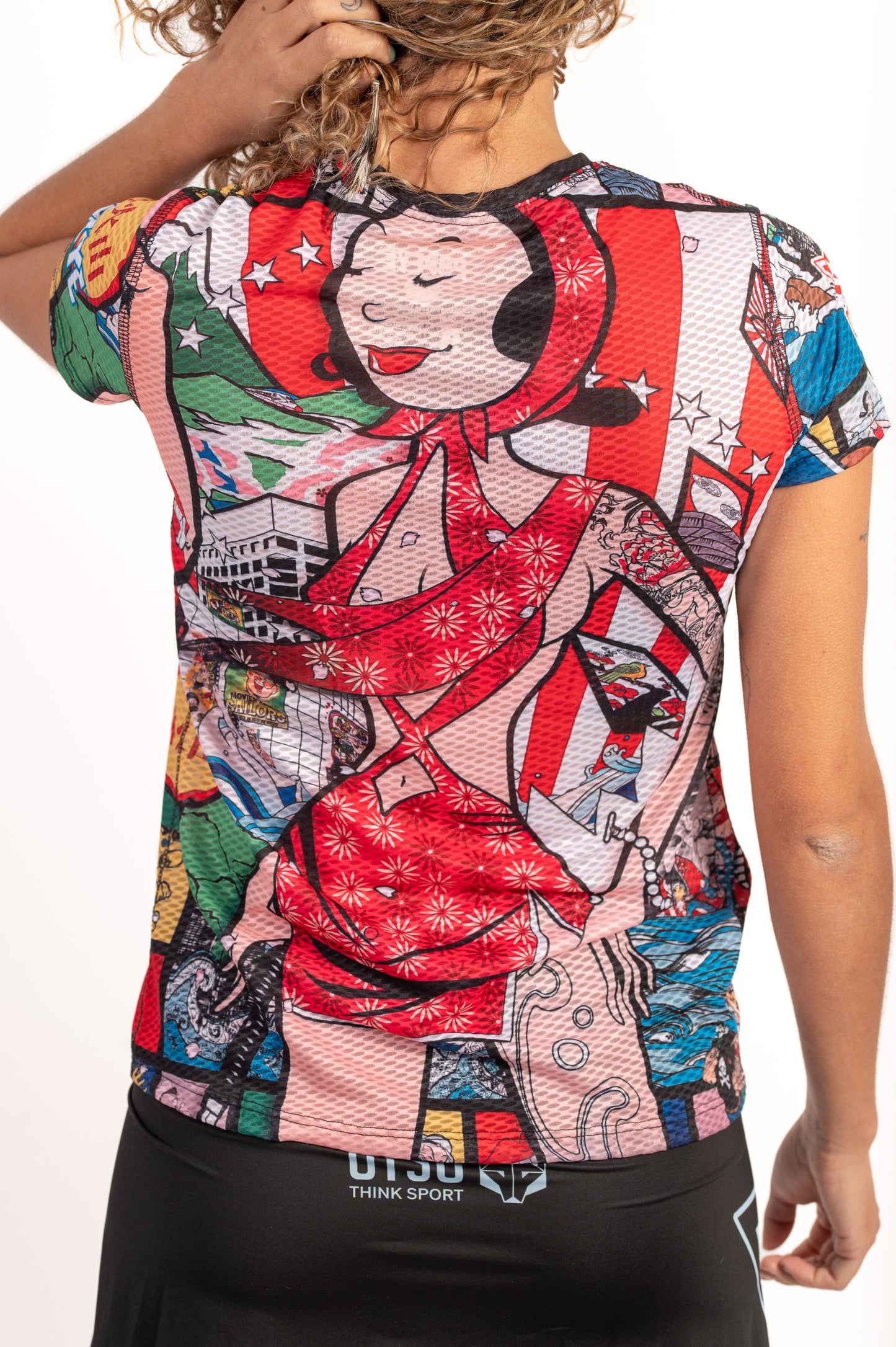Camiseta manga corta mujer - Popeye Art Show