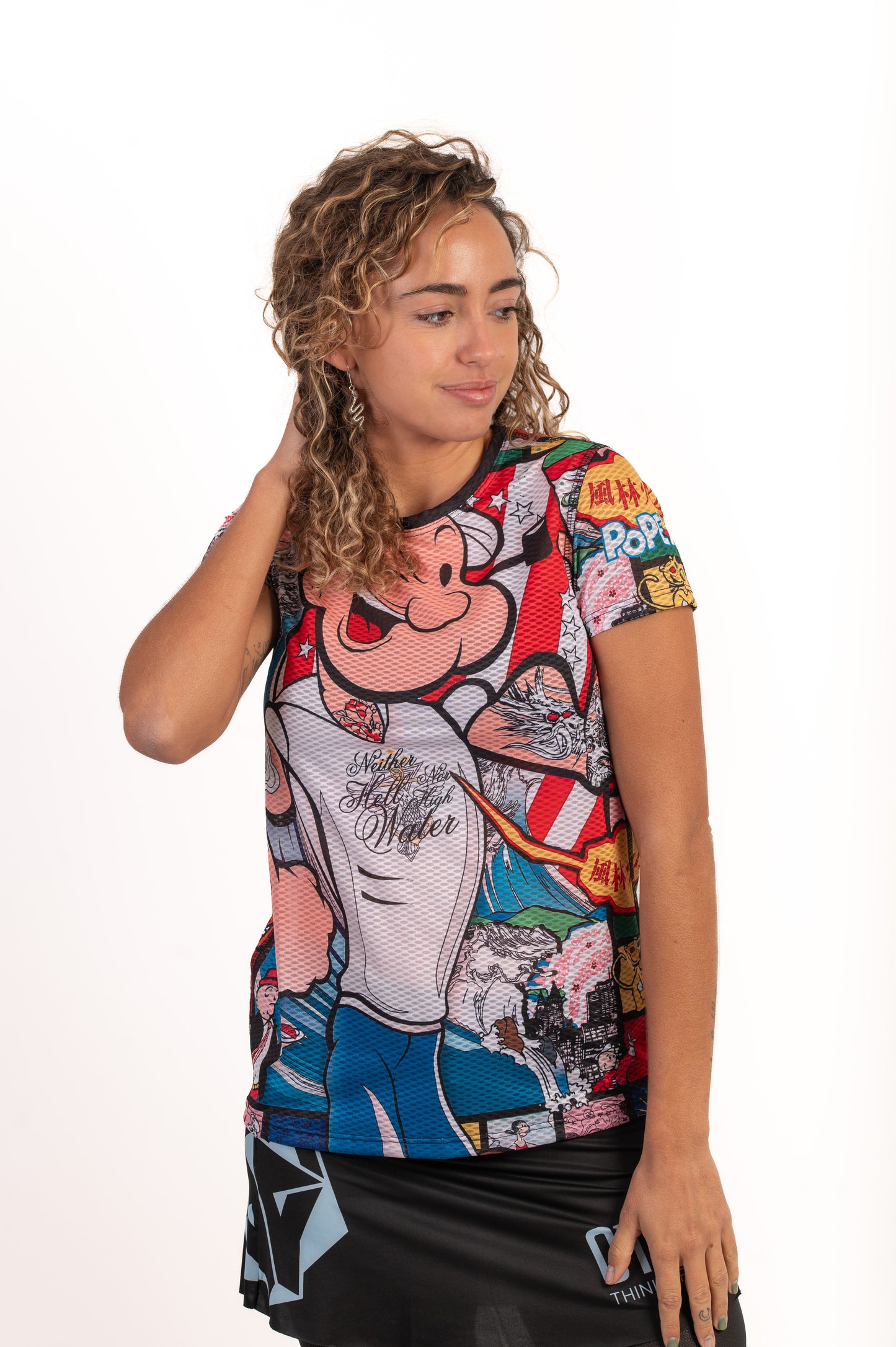 Camiseta manga corta mujer - Popeye Art Show