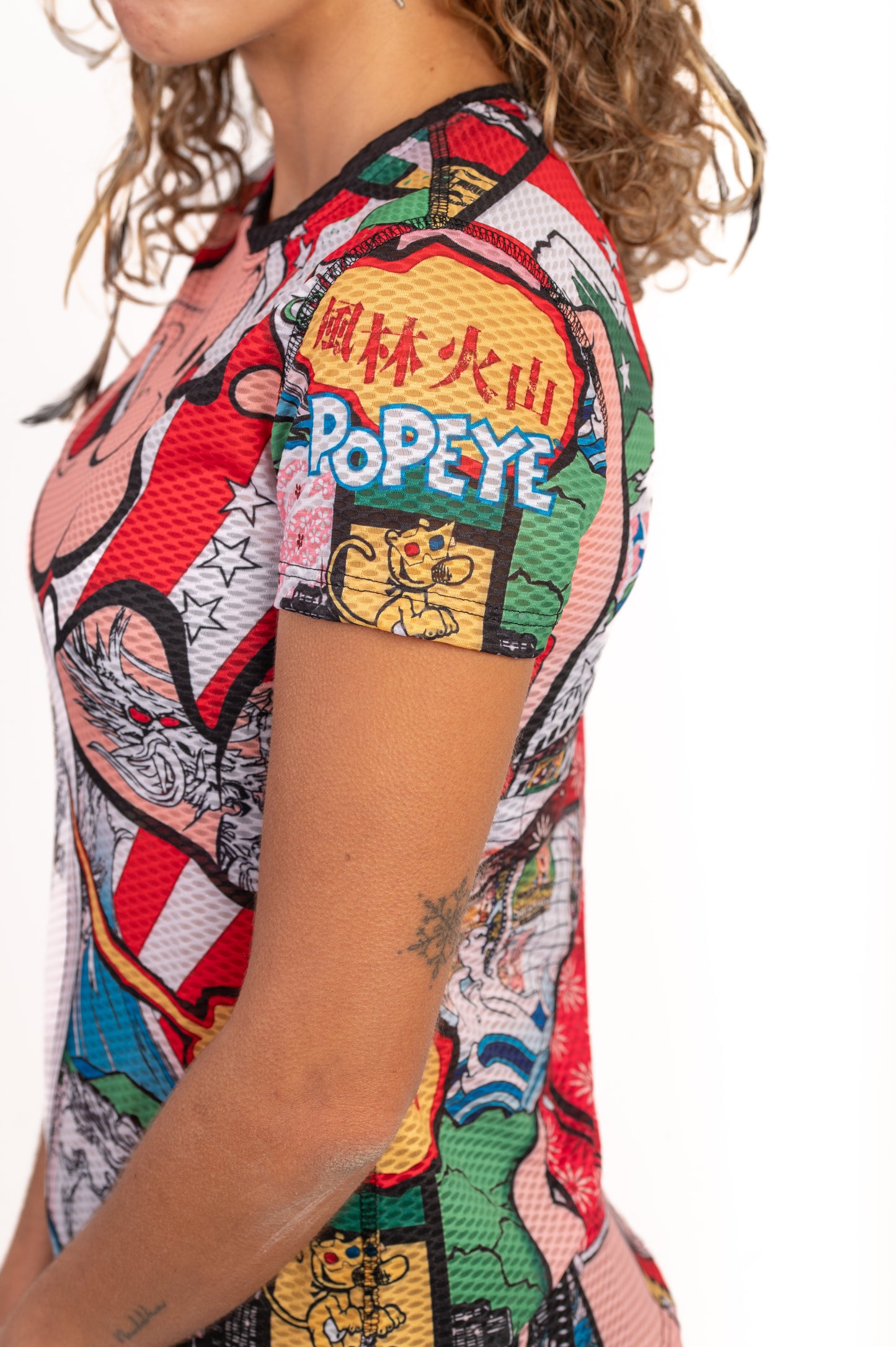 Camiseta manga corta mujer - Popeye Art Show