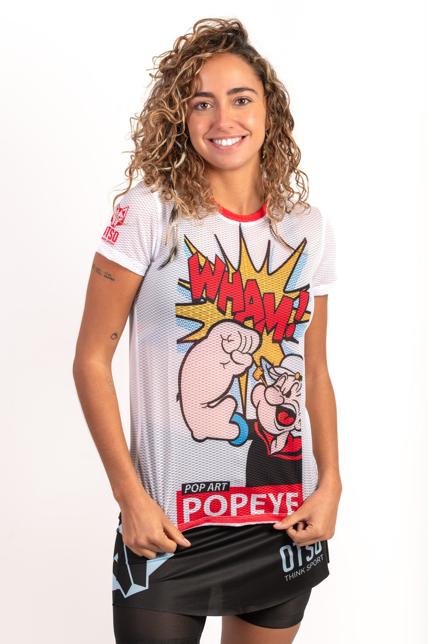 Samarreta màniga curta dona - Popeye Pop Art