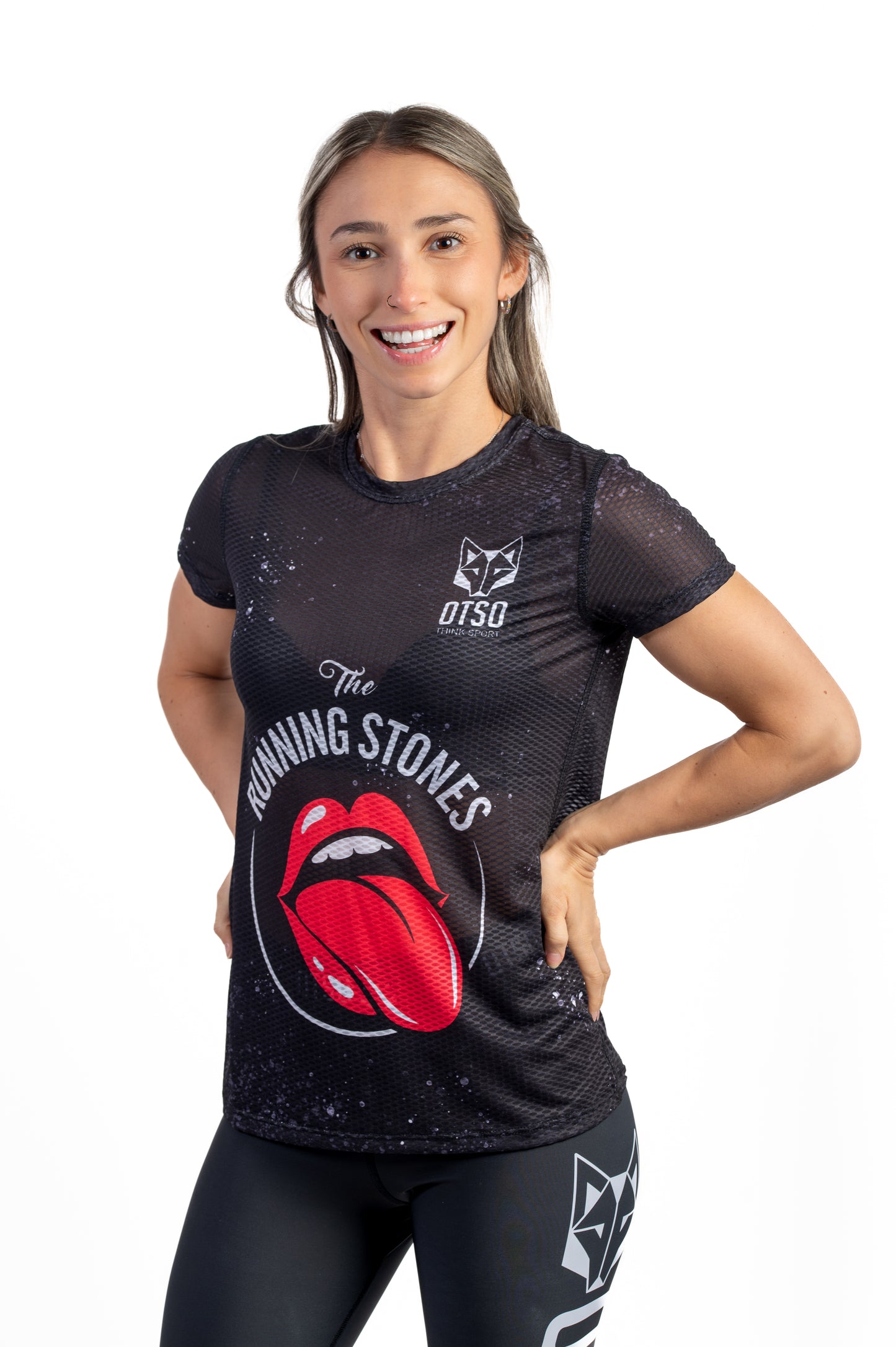 Camiseta manga corta mujer - Running Stones