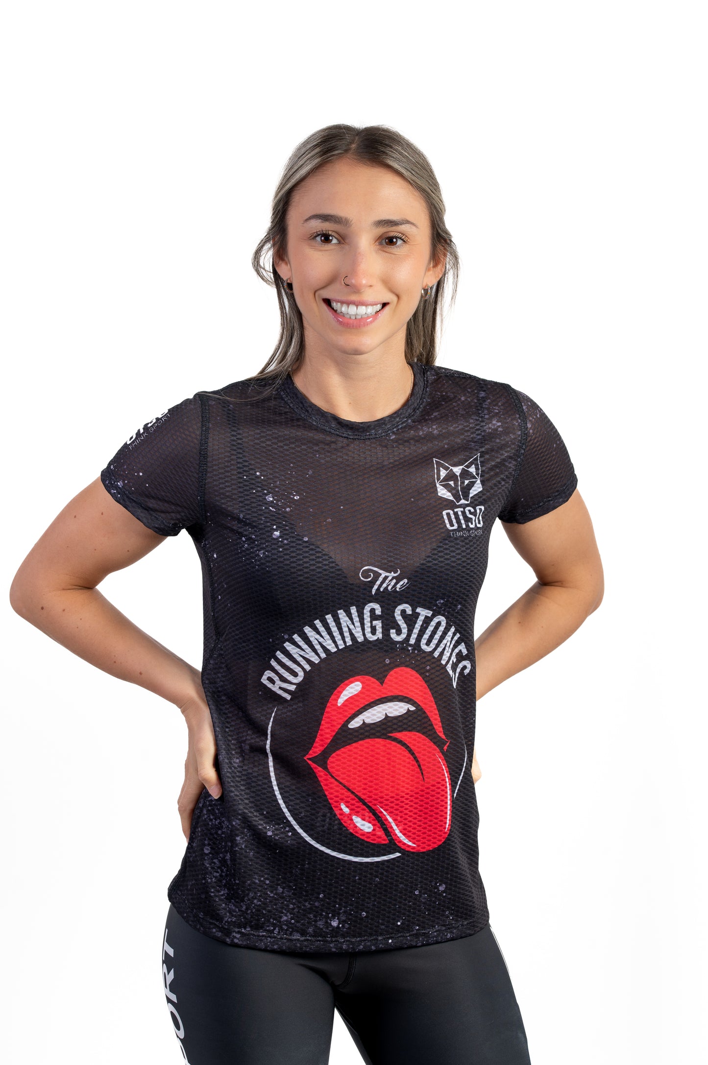 Camiseta manga corta mujer - Running Stones