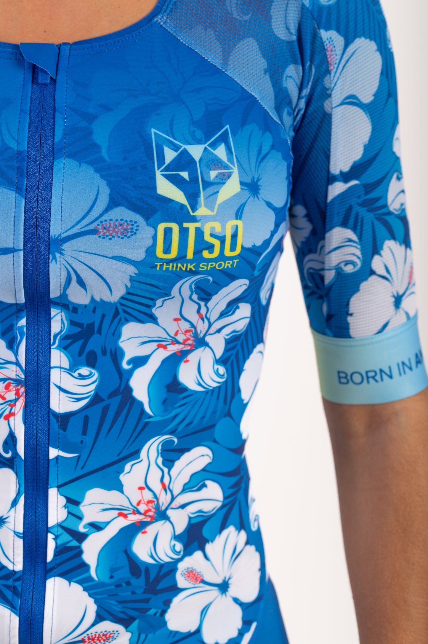 Combinaison de triathlon femme - Swim Bike Run Flower