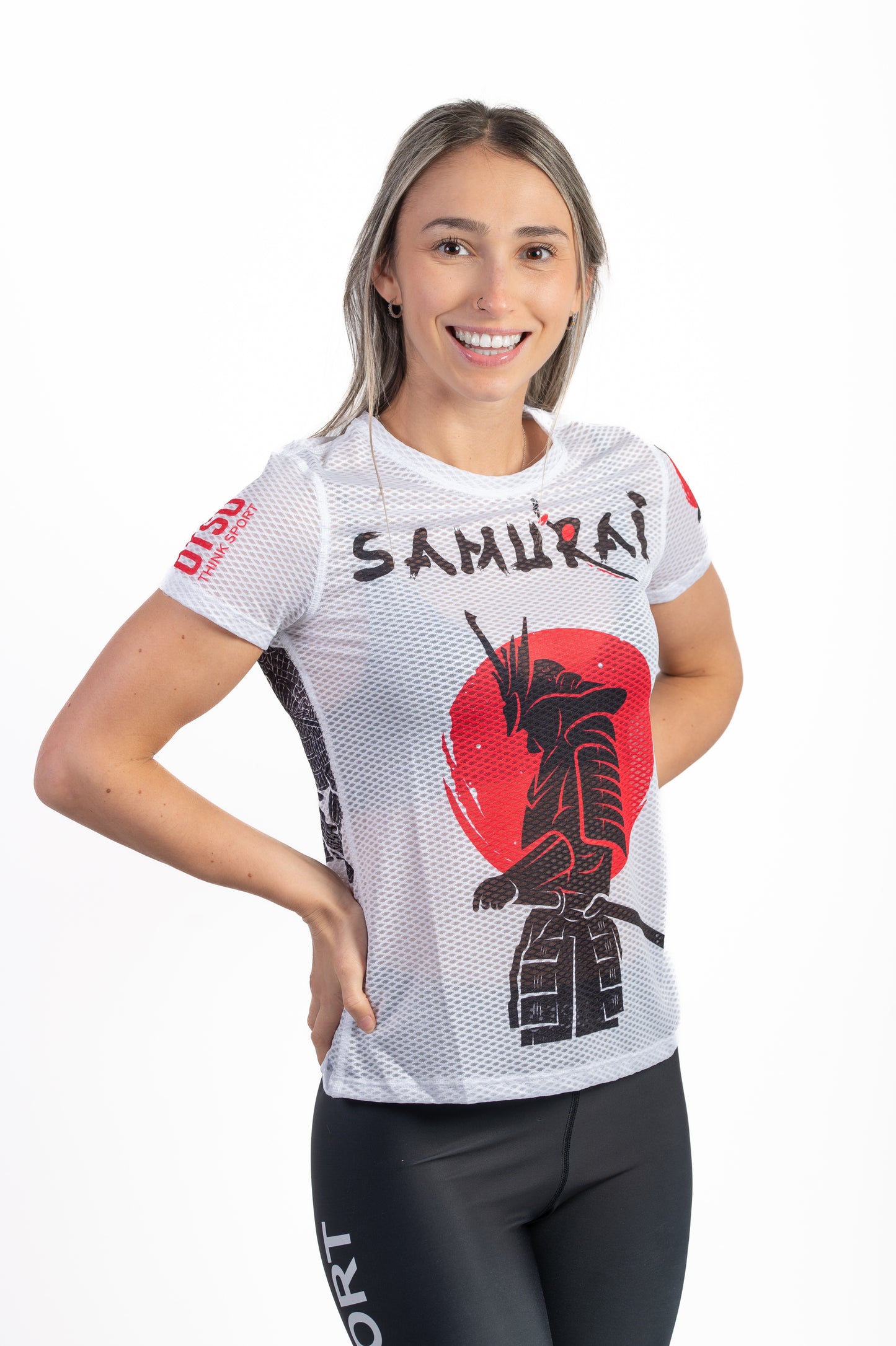 T-shirt de manga curta para mulher - Samurai