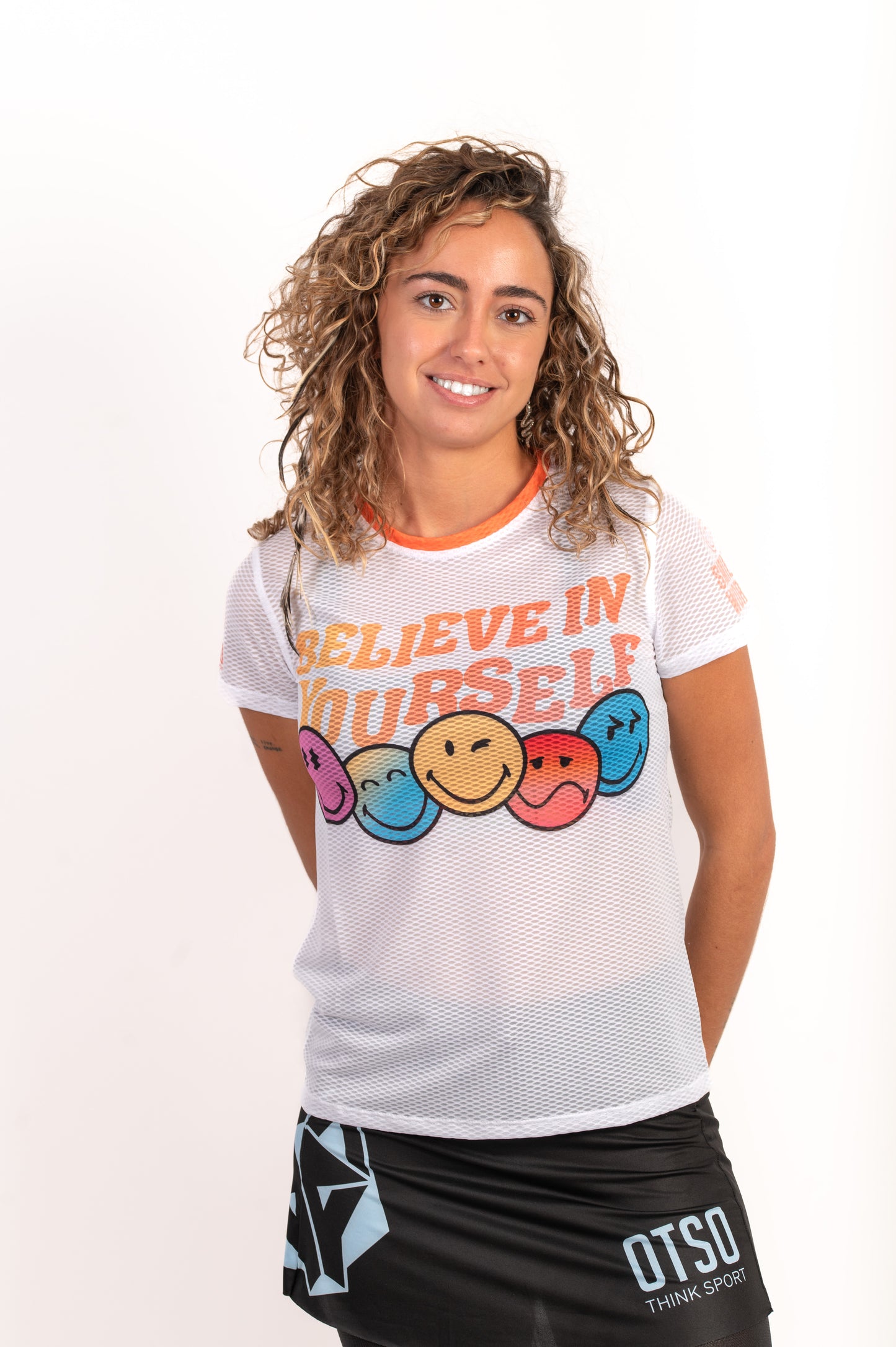 Samarreta màniga curta dona - S.W.Smiley Believe