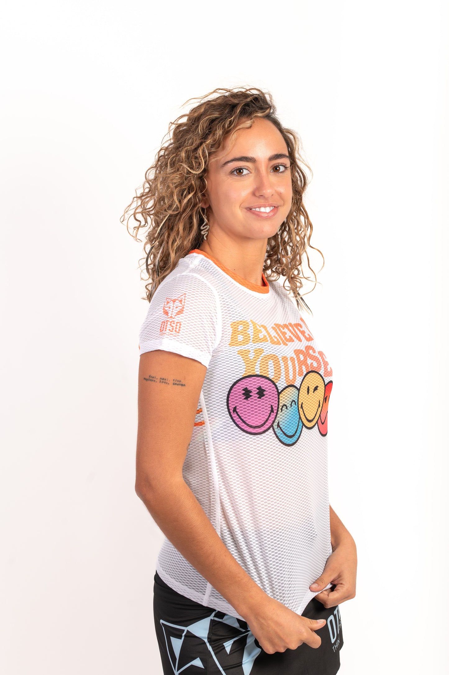 Samarreta màniga curta dona - S.W.Smiley Believe
