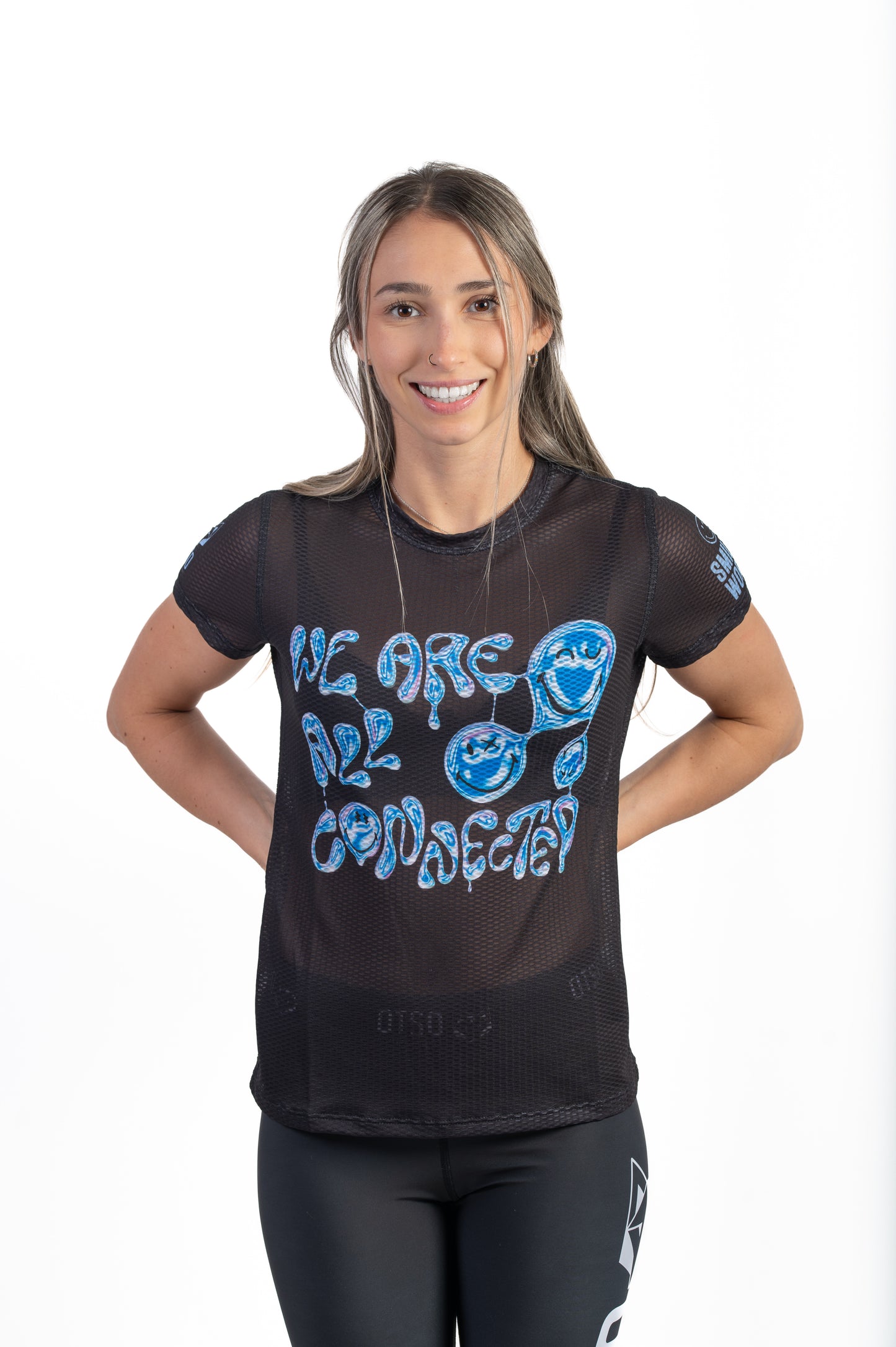 T-shirt manches courtes femme - S.W.Smiley Connected