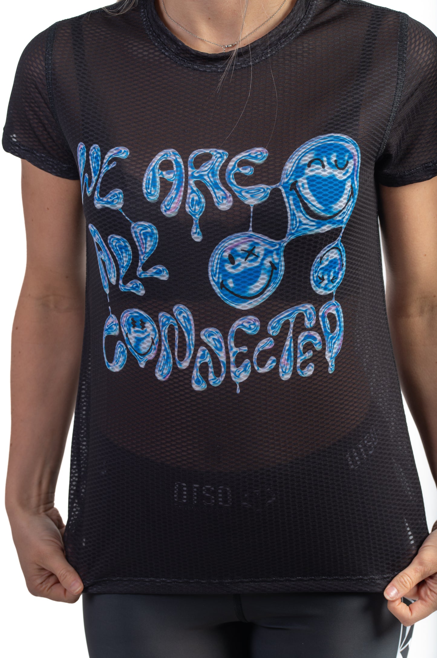 T-shirt manches courtes femme - S.W.Smiley Connected