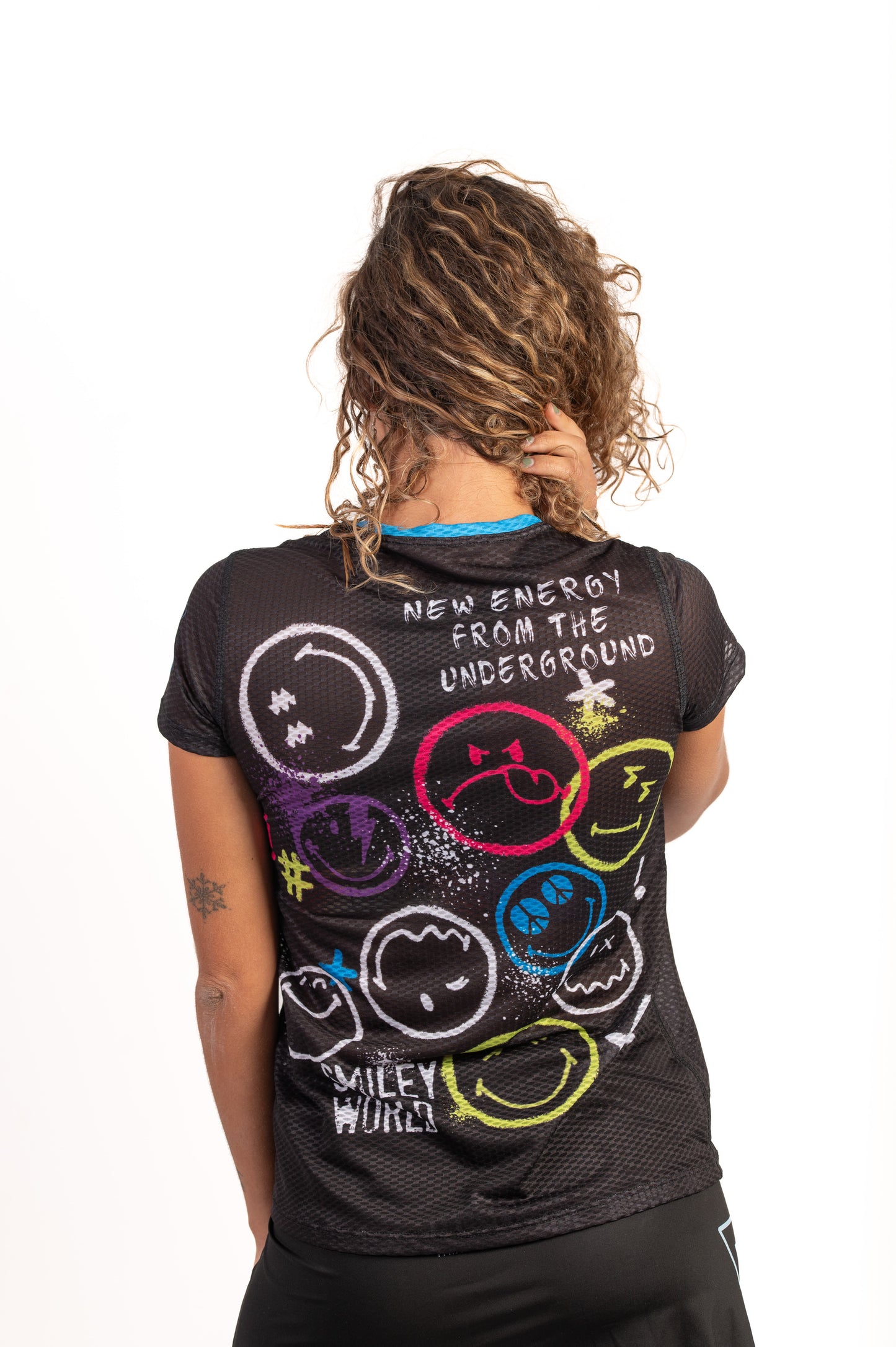 T-shirt manches courtes femme - S.W.Smiley Festival