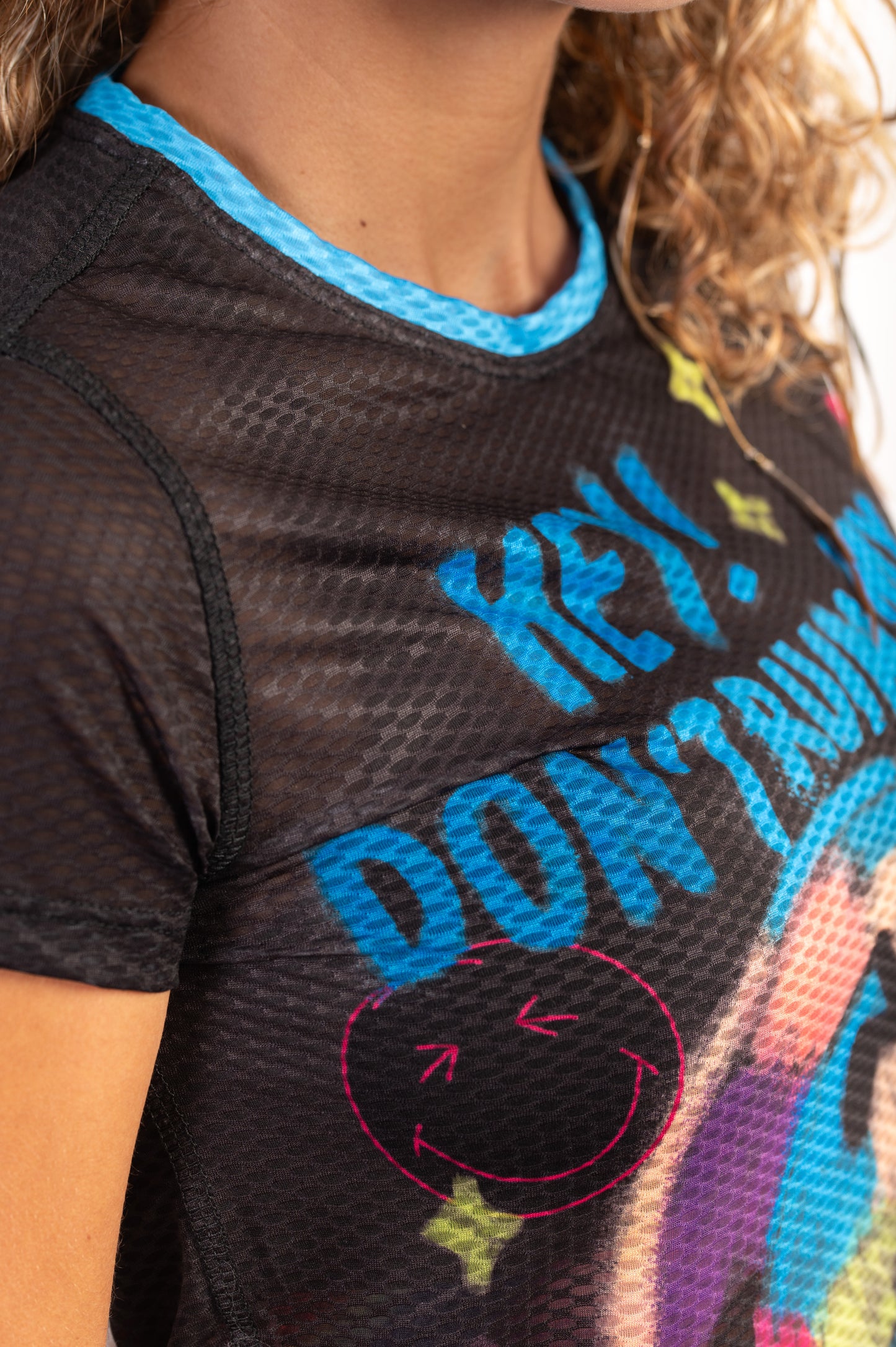 T-shirt manches courtes femme - S.W.Smiley Festival