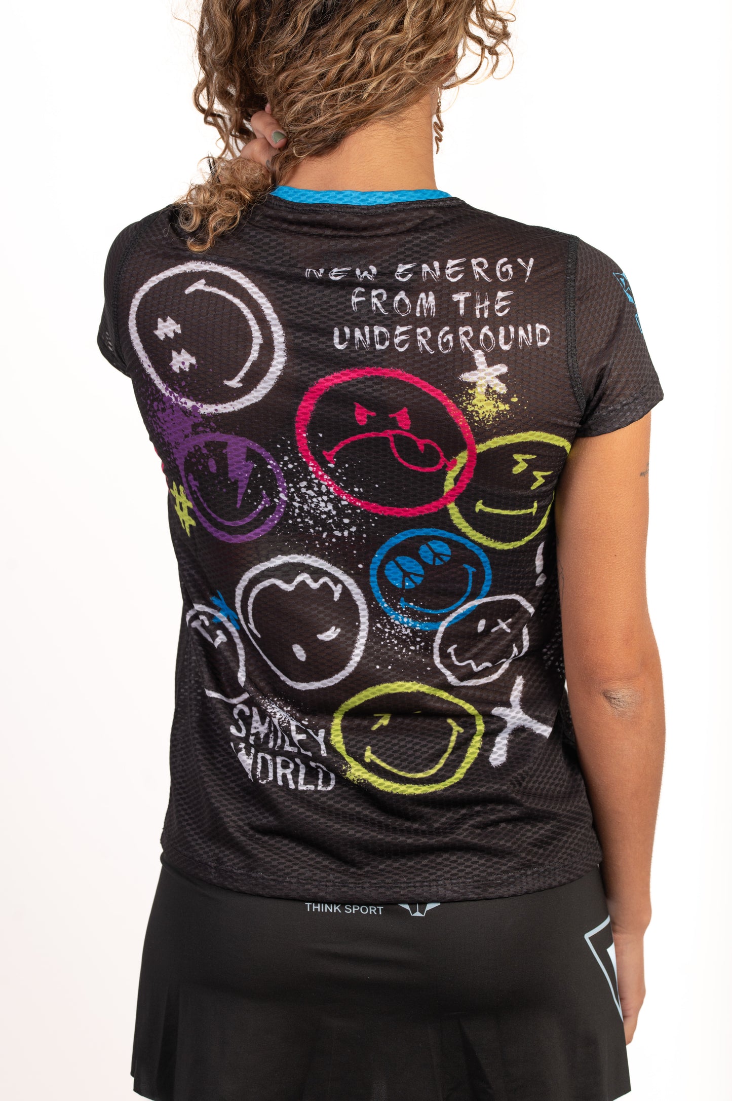 T-shirt manches courtes femme - S.W.Smiley Festival