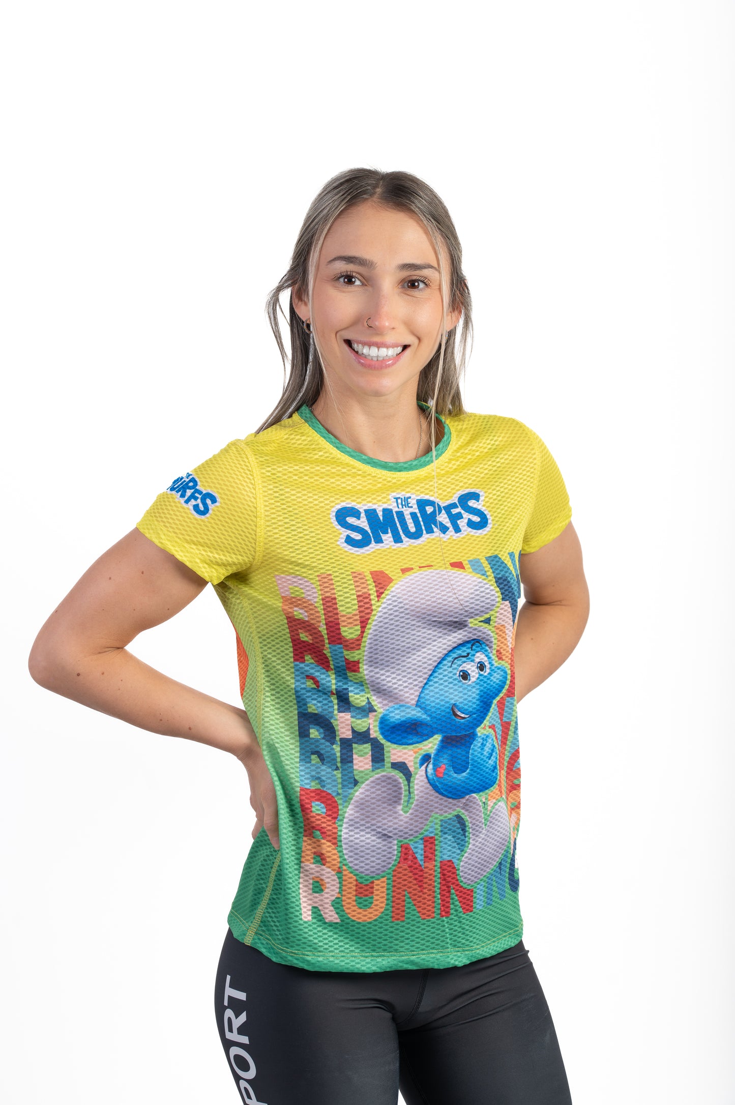 Camiseta manga corta mujer - Smurf Running