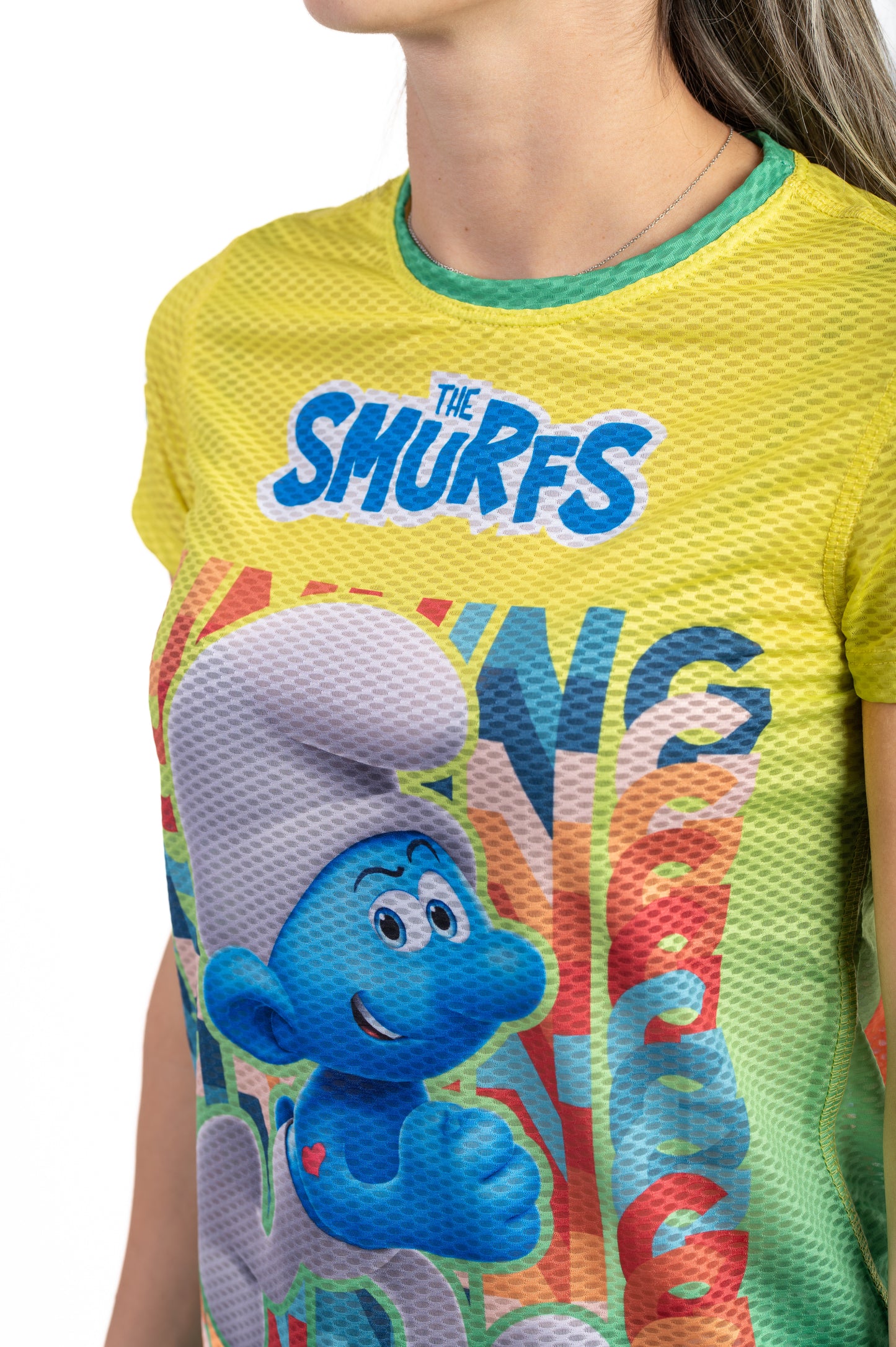 Camiseta manga corta mujer - Smurf Running