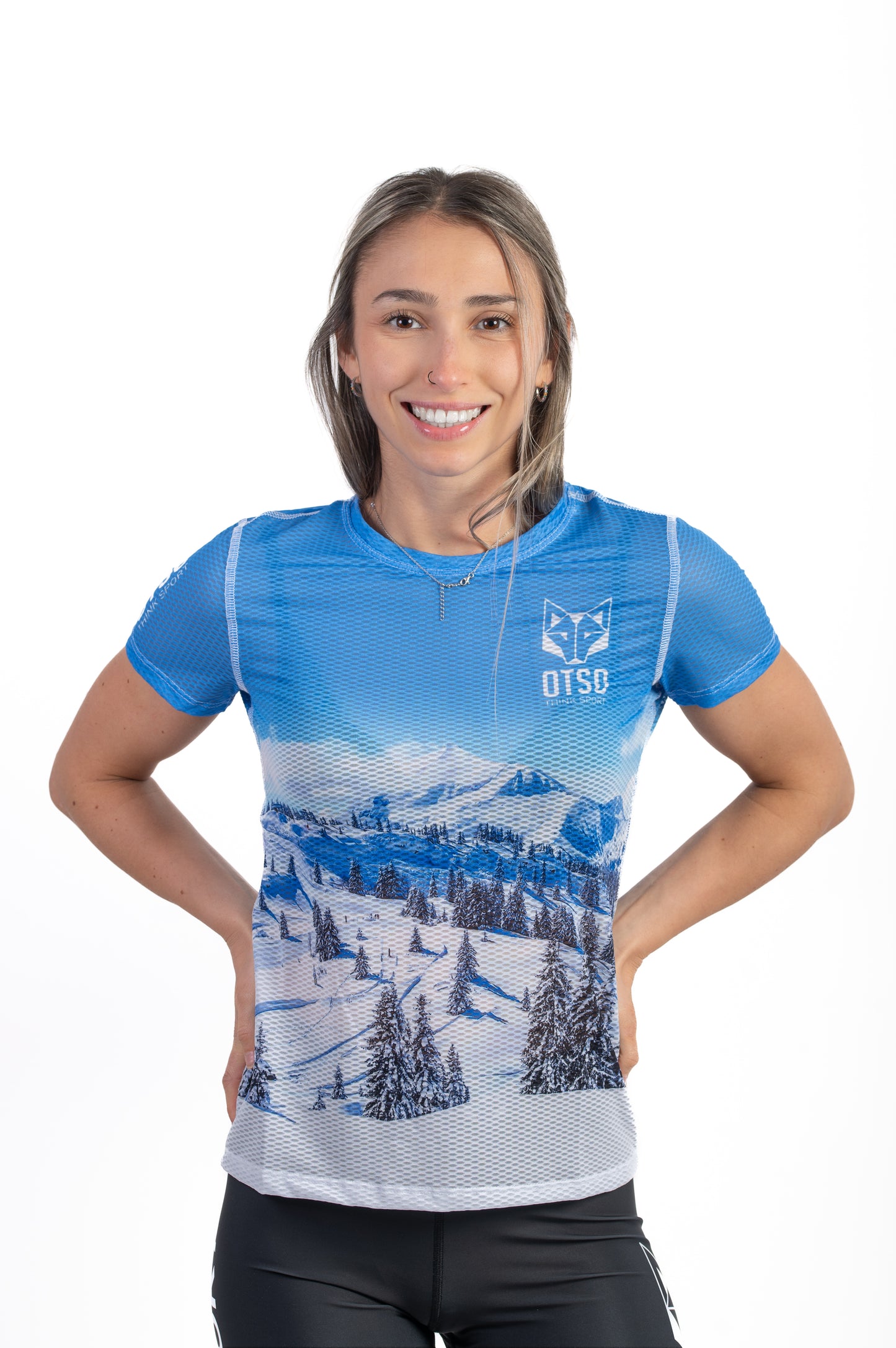 Camiseta manga corta mujer - Snow Forest