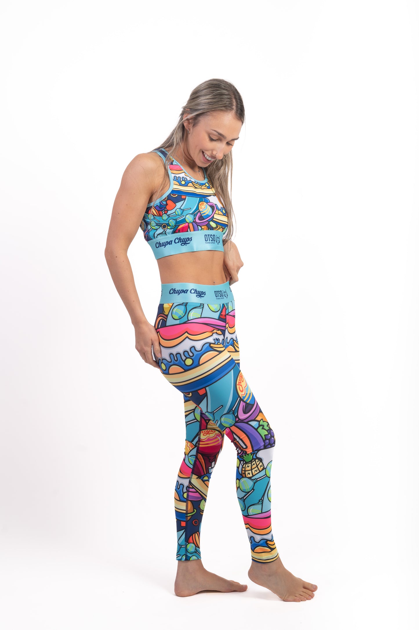 Blusa esportiva feminina Chupa Chups Space