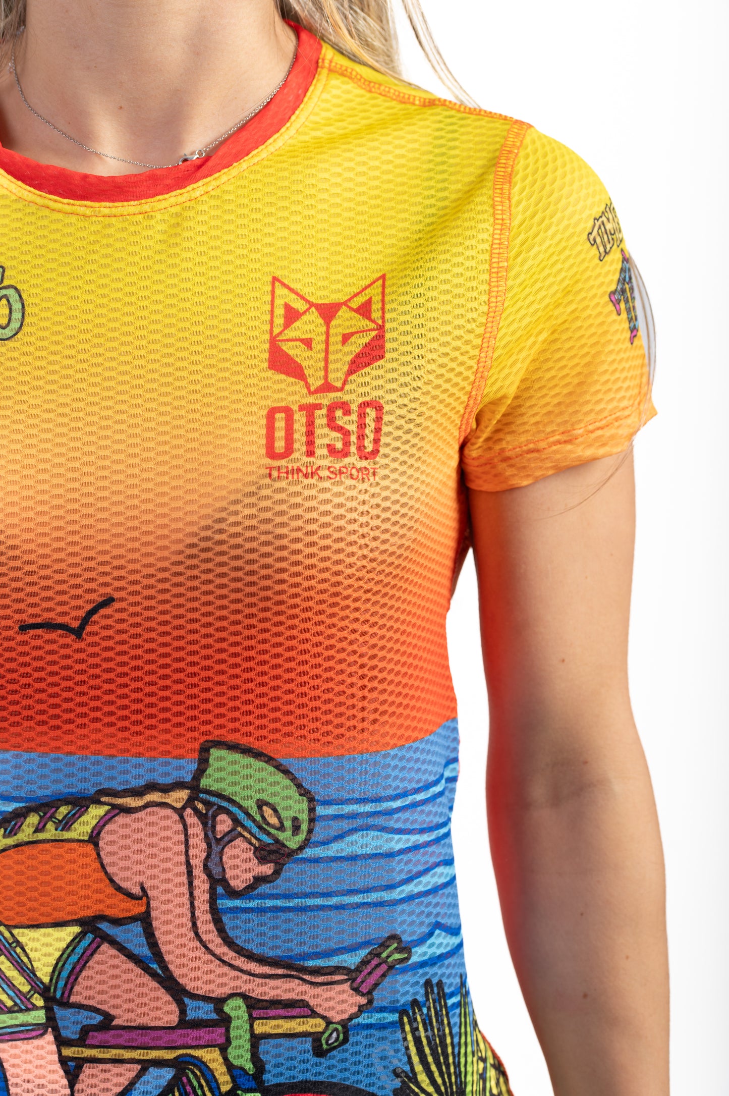 Camiseta feminina de manga curta - Time to Tri Bike