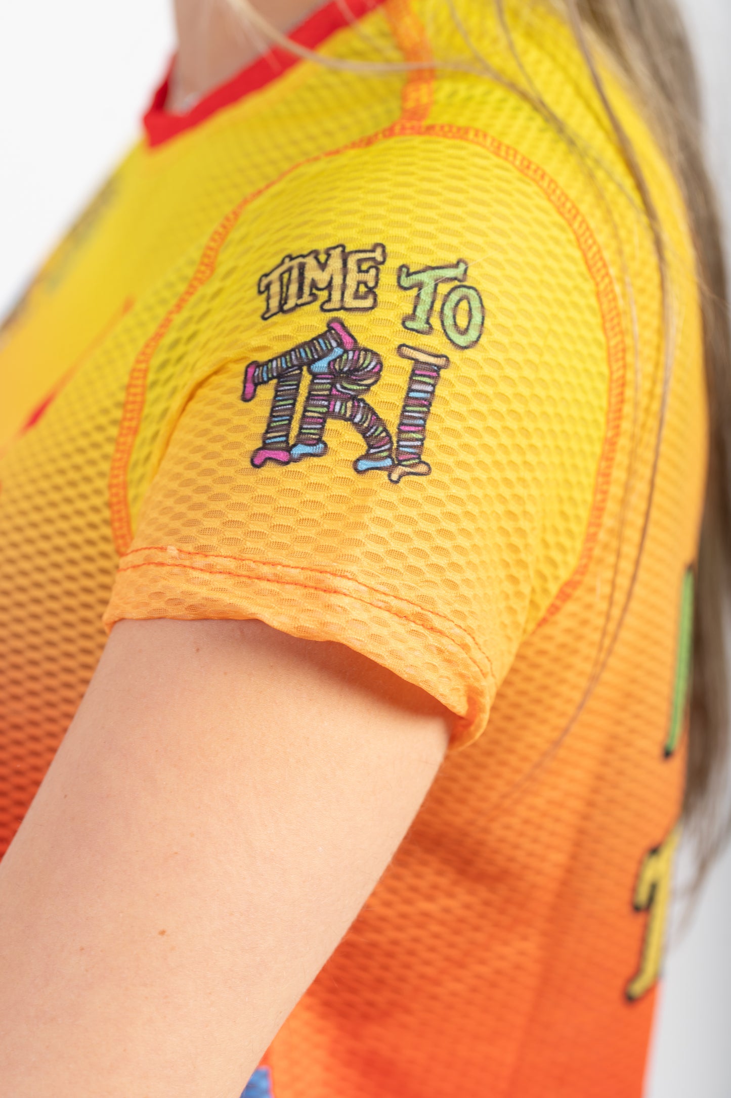 Camiseta feminina de manga curta - Time to Tri Bike