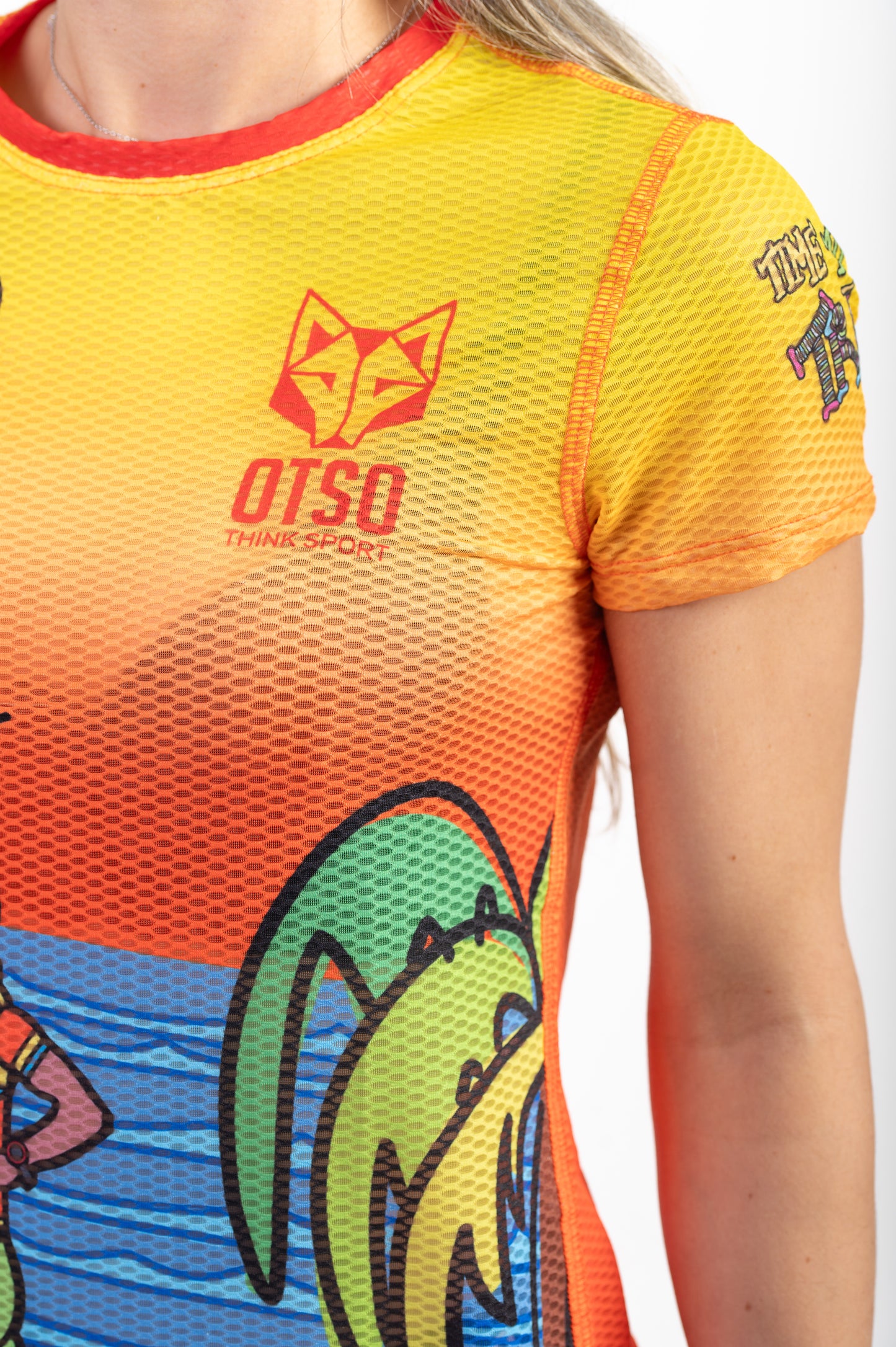 T-shirt a maniche corte da donna - Time to Tri Run