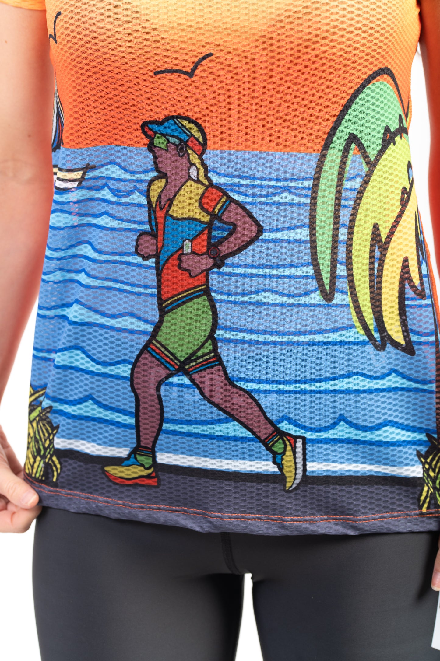 T-shirt a maniche corte da donna - Time to Tri Run