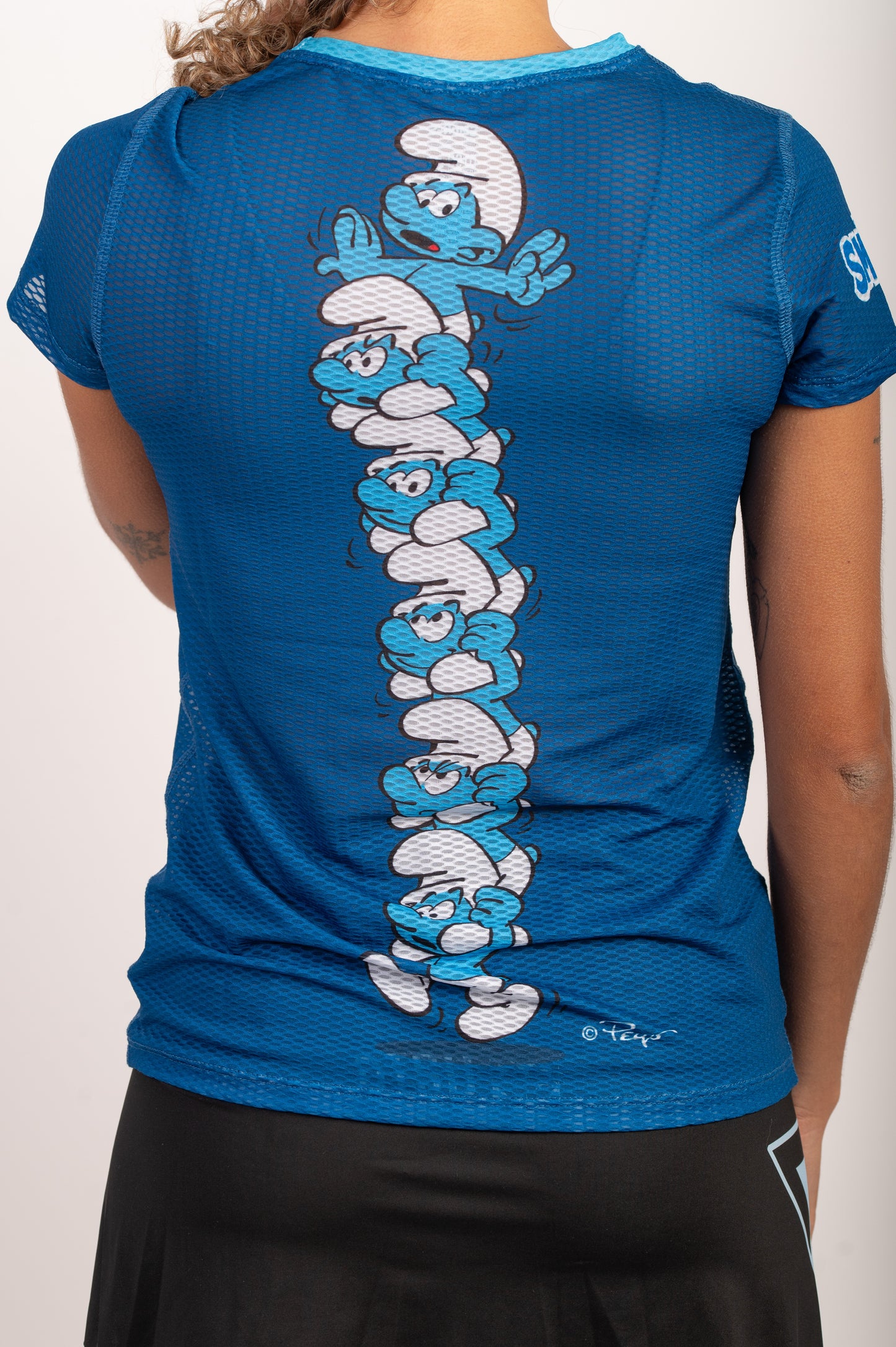 Short sleeve t-shirt women - Smurf Towers