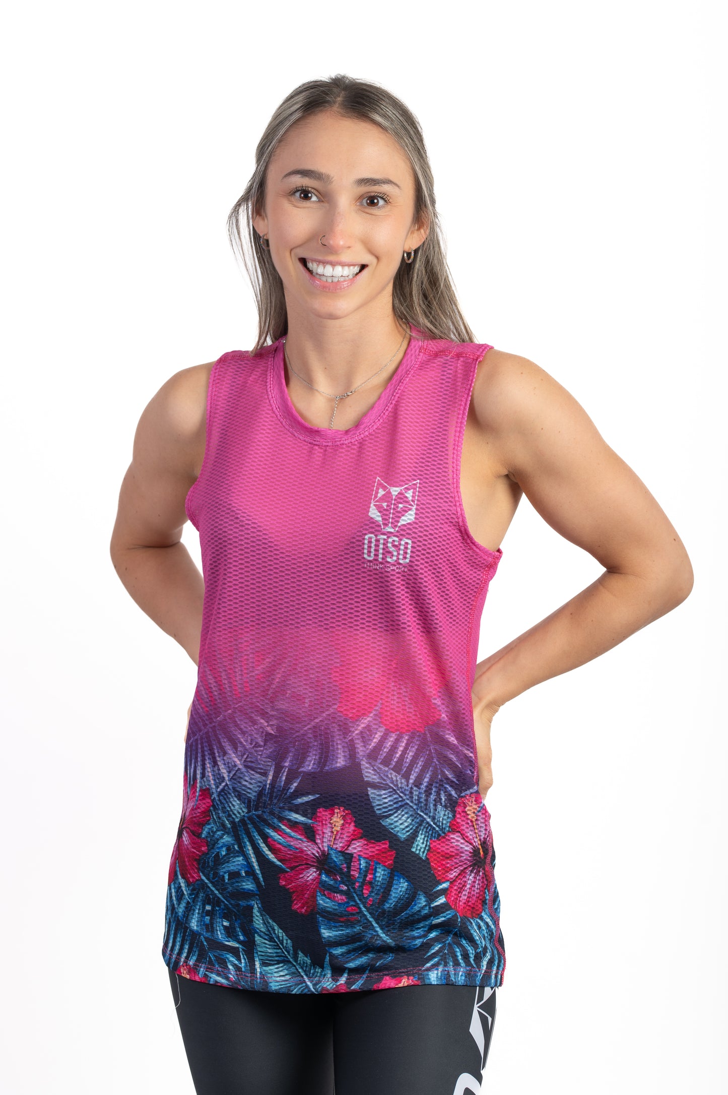 Camiseta sin mangas mujer - Tropical