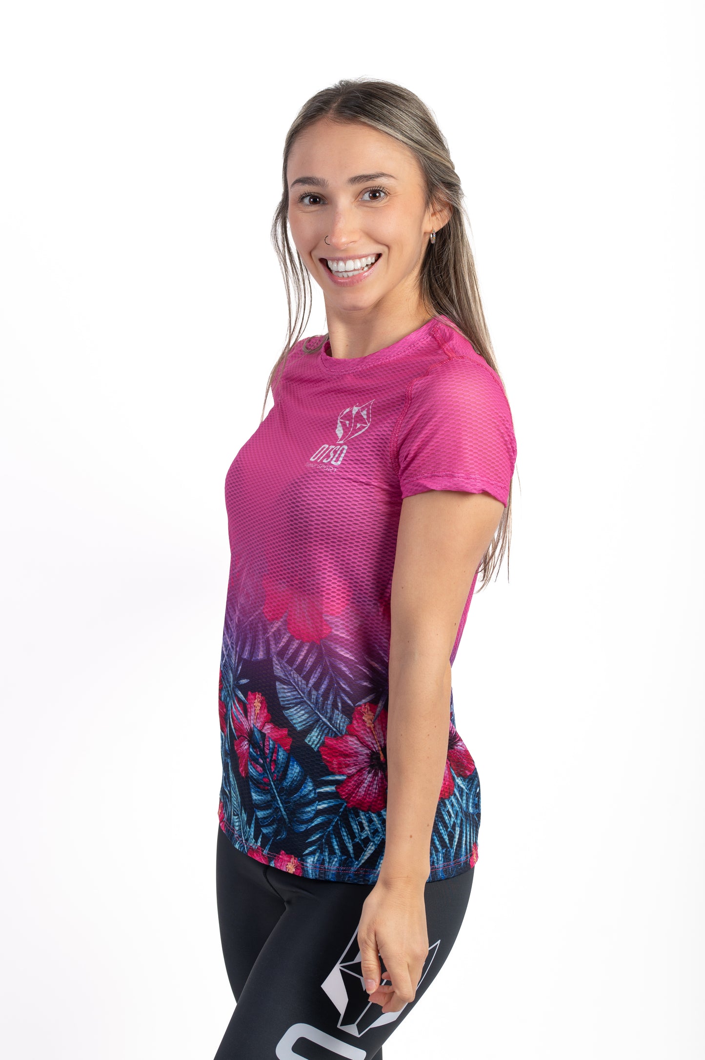 Camiseta manga curta mulher - Tropical