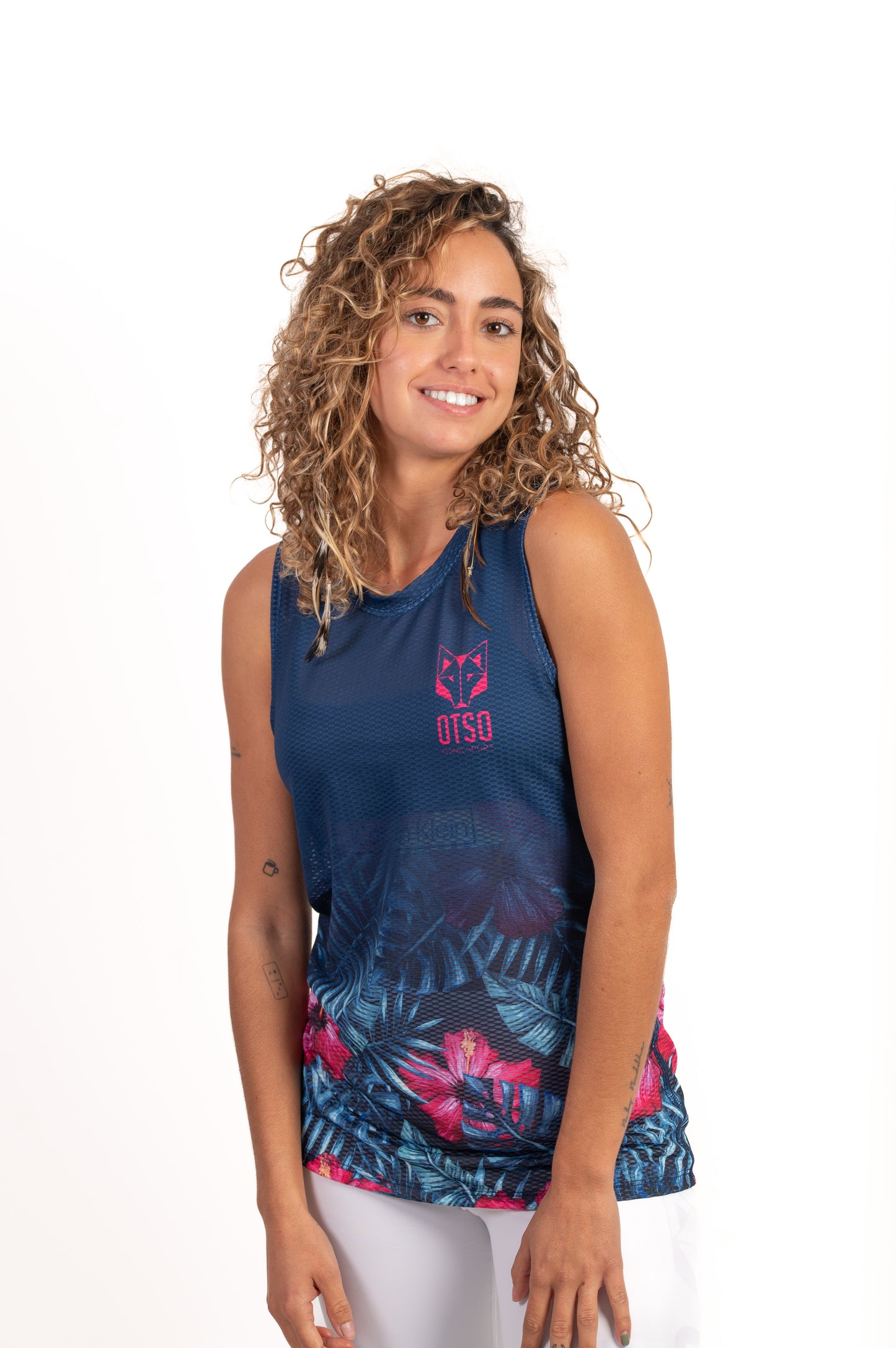 Samarreta sense mànigues dona - Tropical Dark