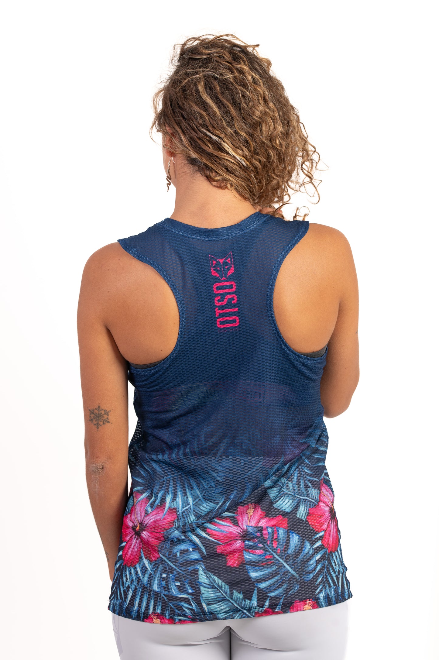 Samarreta sense mànigues dona - Tropical Dark