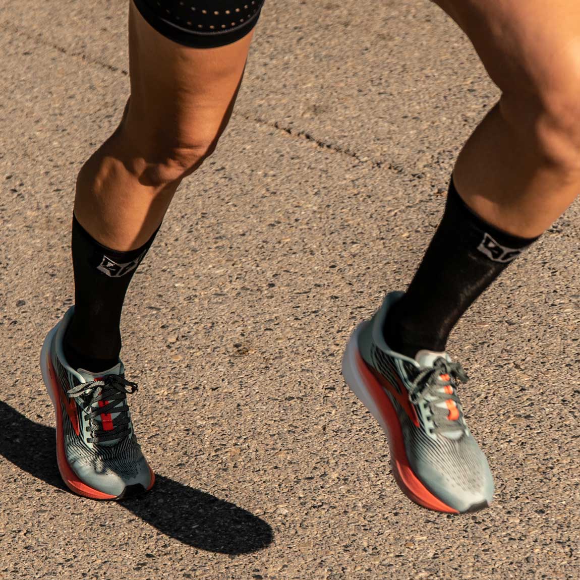 Mitjons UltraLight - Black & Silver Grey