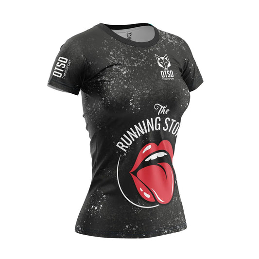 Short sleeve t-shirt women - Running Stones