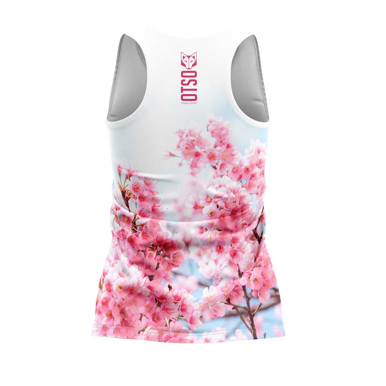 Women's sleeveless t-shirt - Almond Blossom