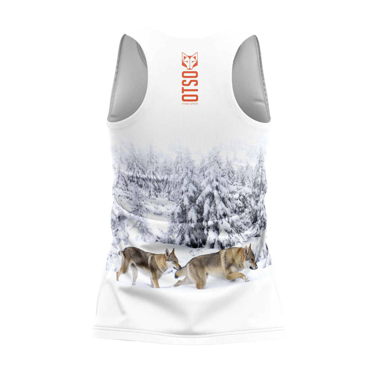 Women's sleeveless t-shirt - Wolf