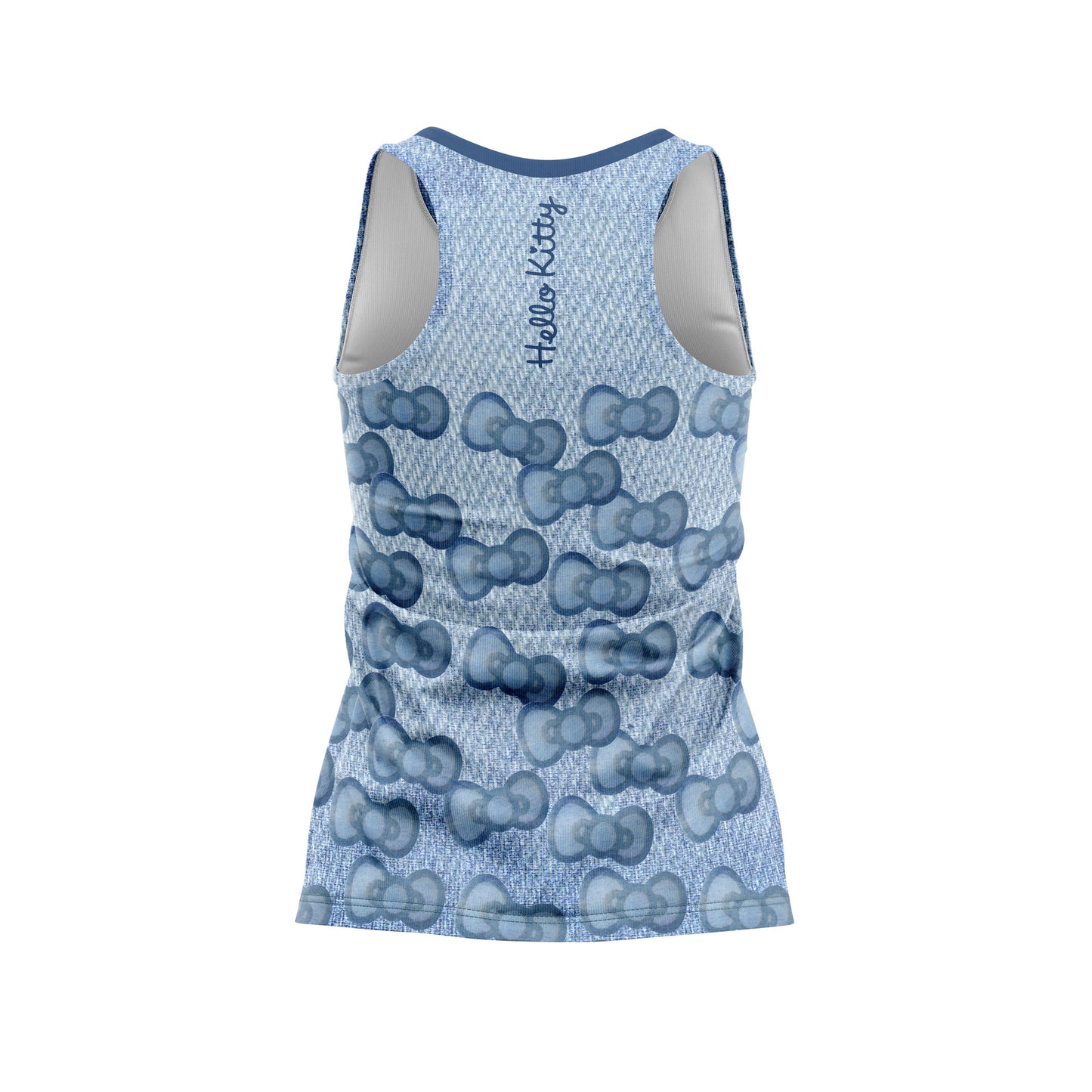 Samarreta sense mànigues nena i dona - Hello Kitty Denim