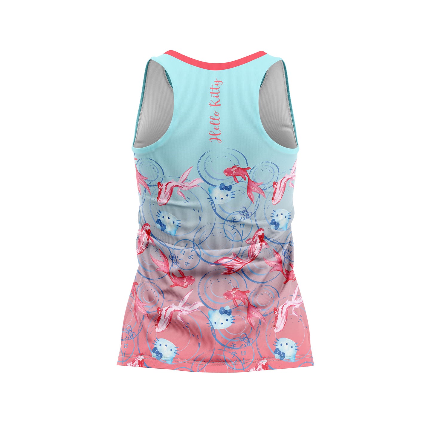 Sleeveless T-shirt for girls and women - Hello Kitty Wave