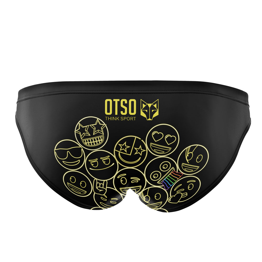 Cuecas de banho masculinas - Emoji Neon Faces