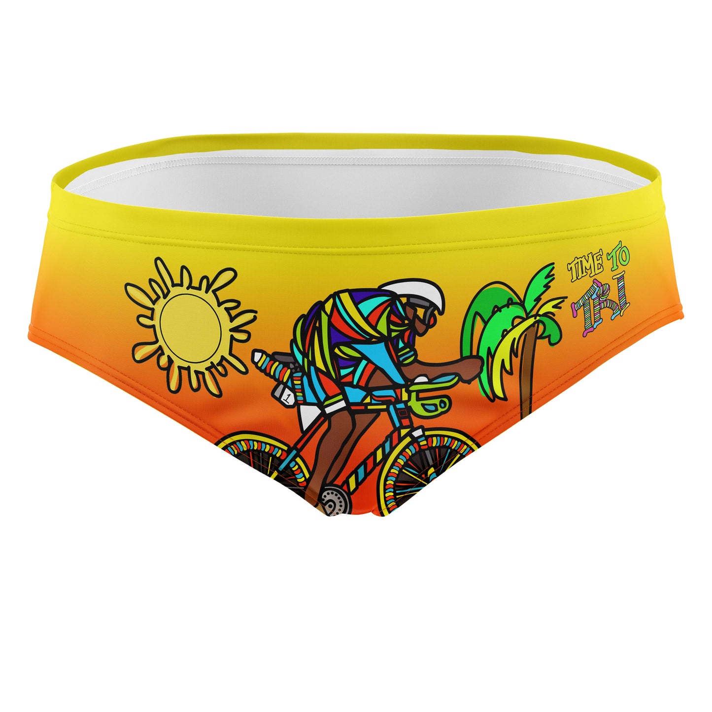 Slip de bain homme - Time to tri Bike