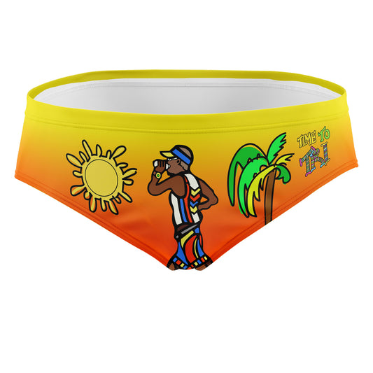 Slip de bain homme - Time to tri Run