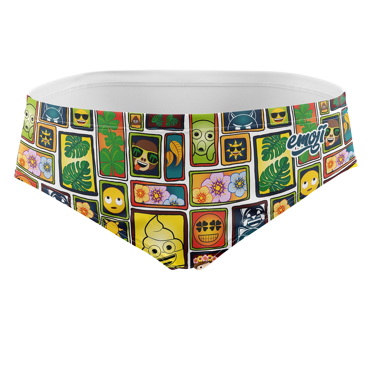 Men's Slip Swimsuit - Emoji Portrait (Outlet)