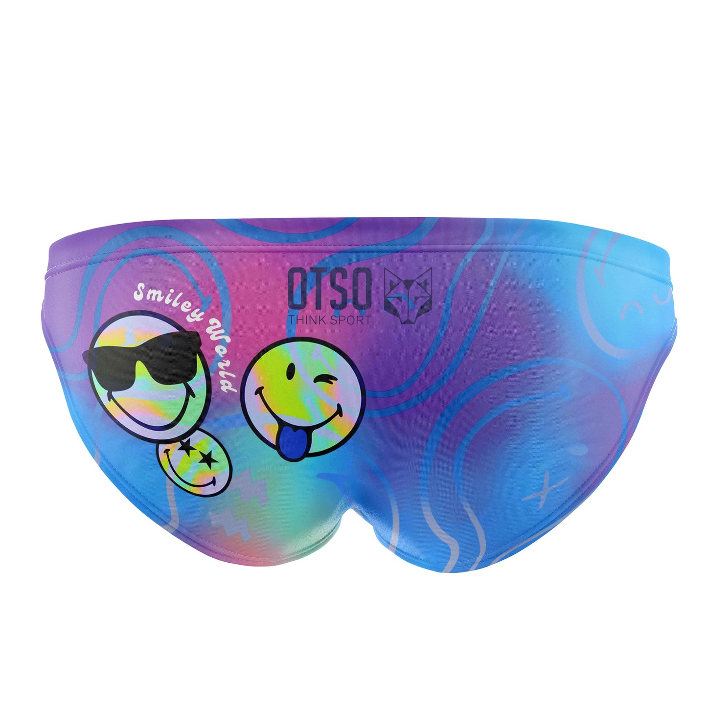 Men's brief swimsuit - S.W.Smiley World Vibes
