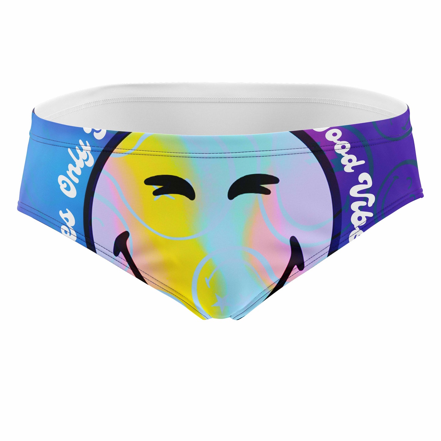 Men's brief swimsuit - S.W.Smiley World Vibes