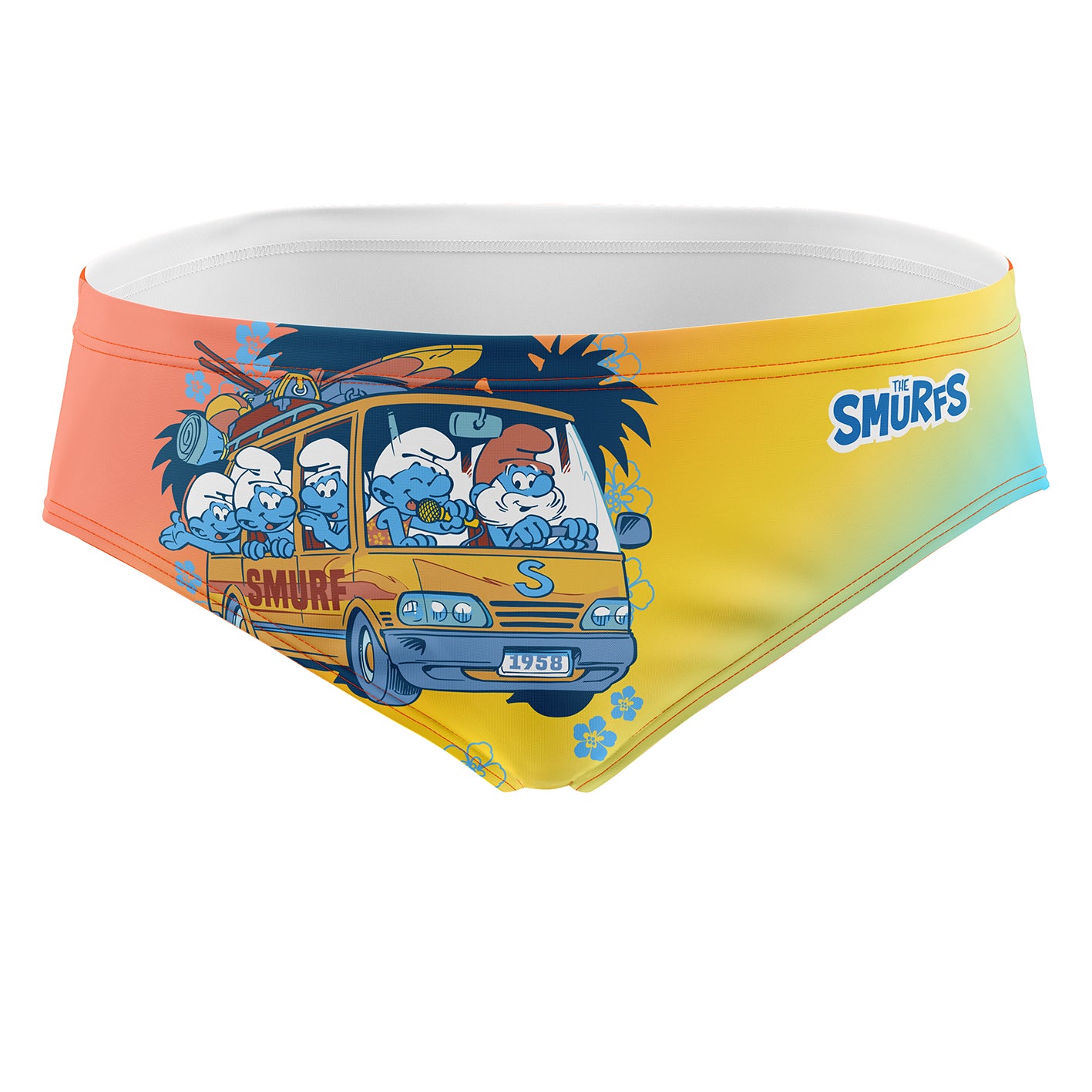 Slip de bain homme - Smurf Smurfing